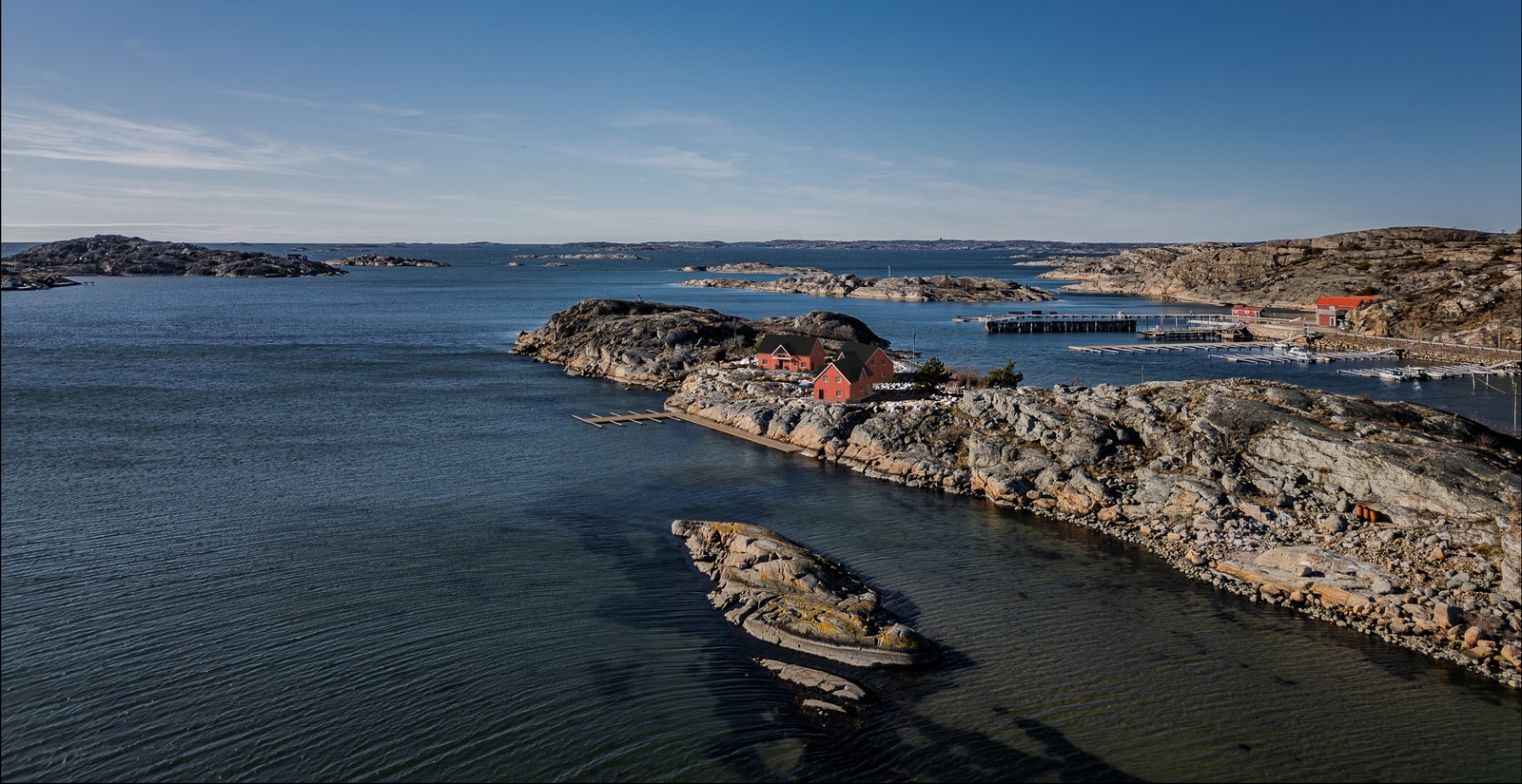 Husen och brygg är en rendering. Galleribilde