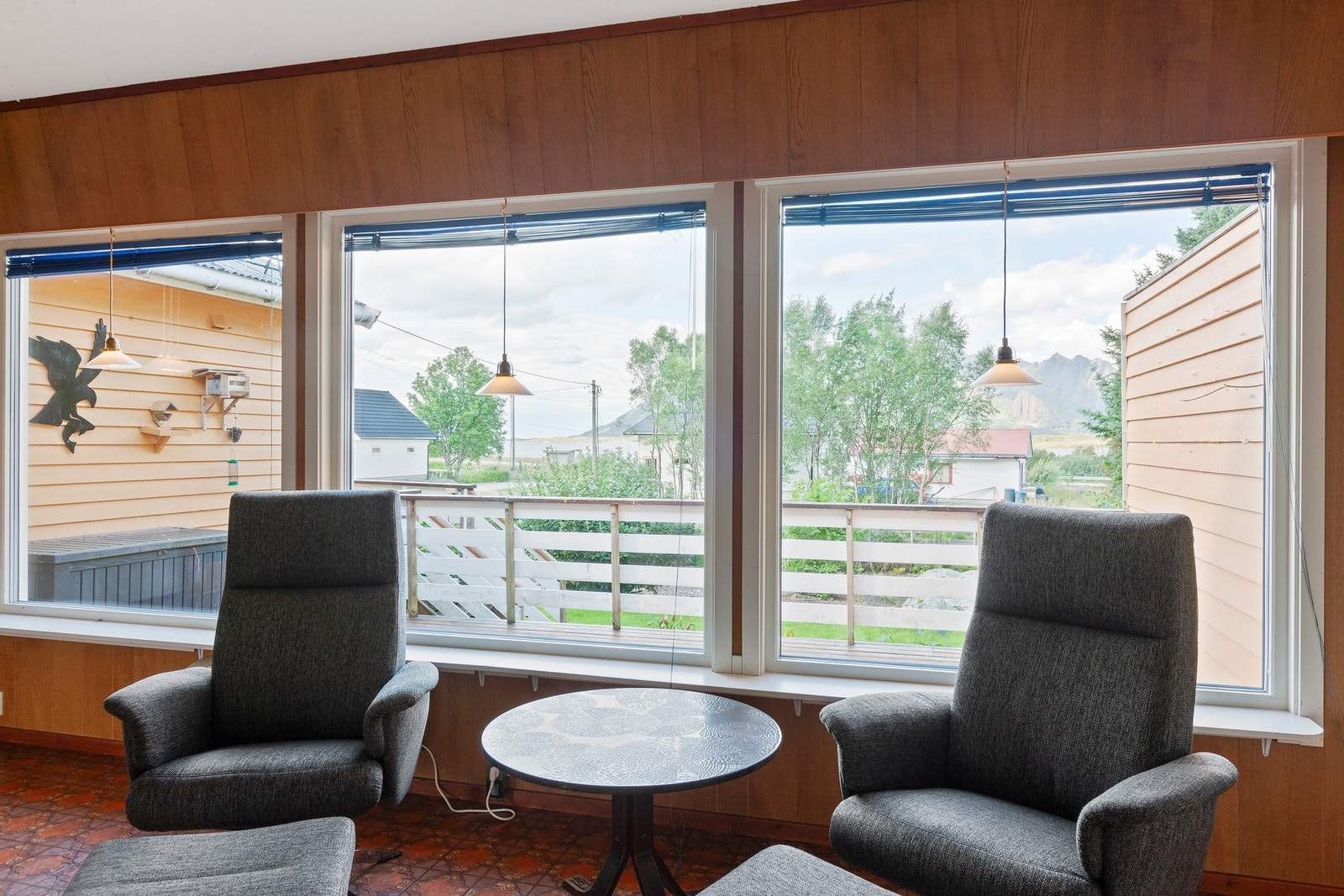 Det er adkomst veranda fra stue. Galleribilde