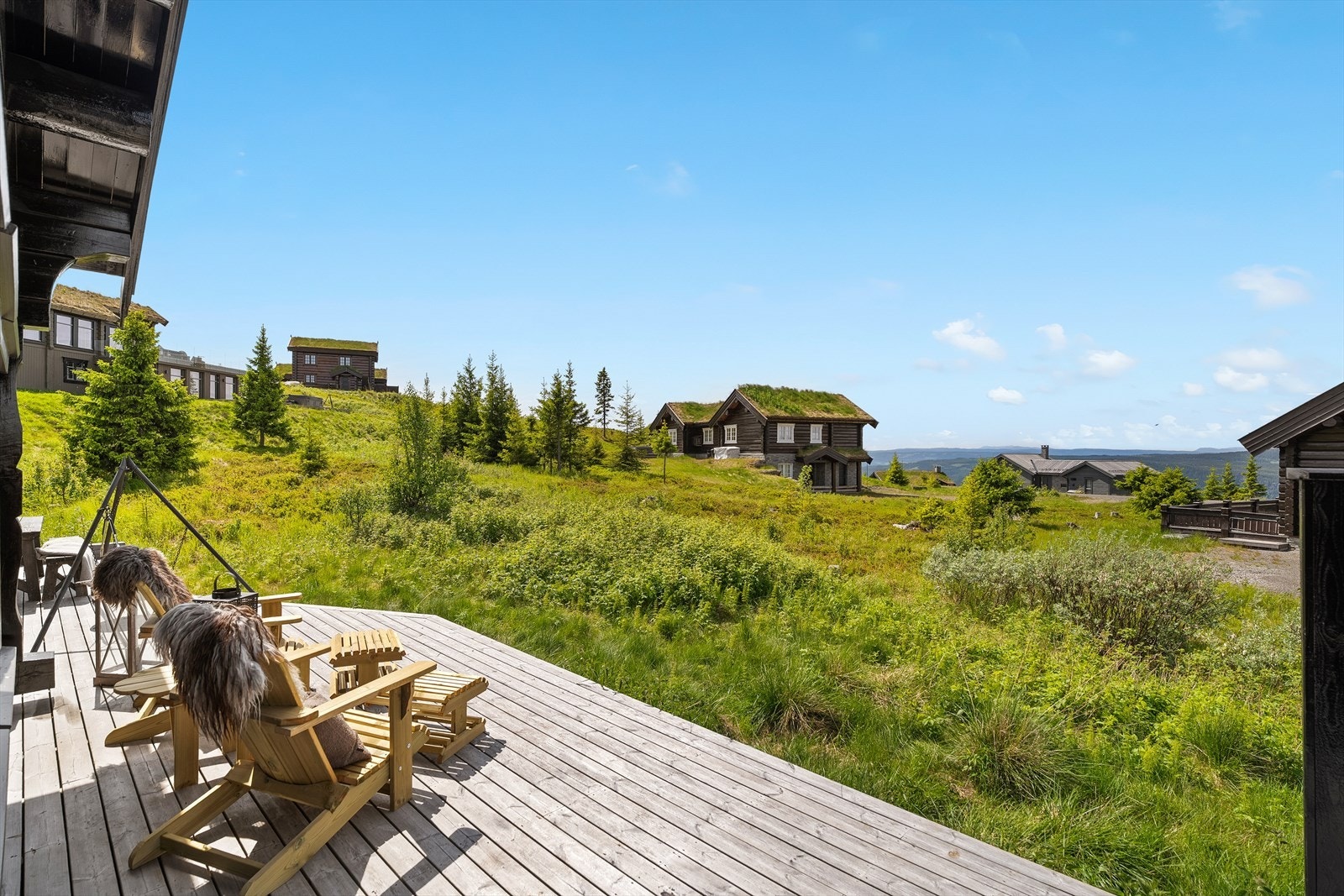 Hytta ligger i nydelige naturomgivelser. Galleribilde