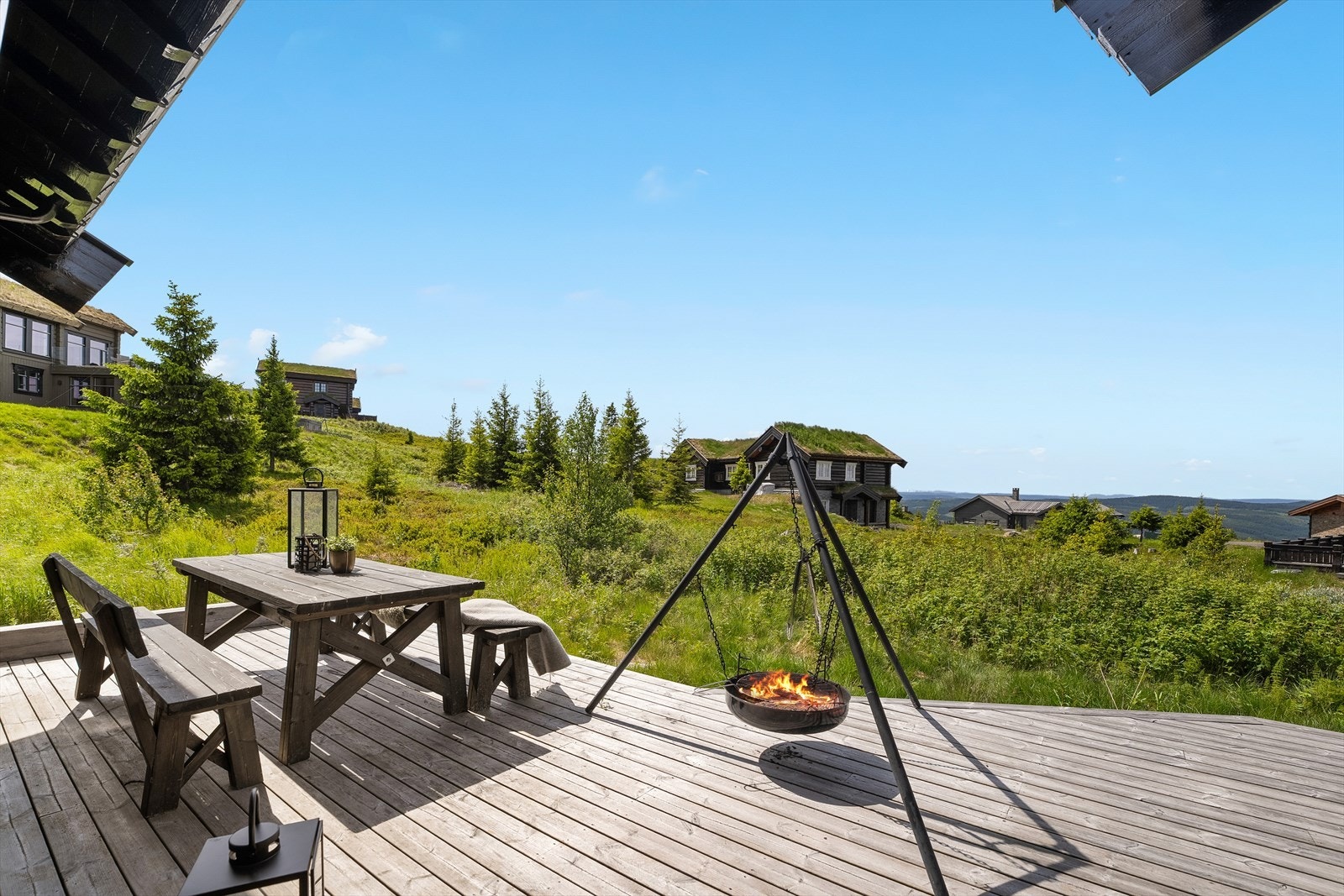 Hytta ligger i nydelige naturomgivelser. Galleribilde