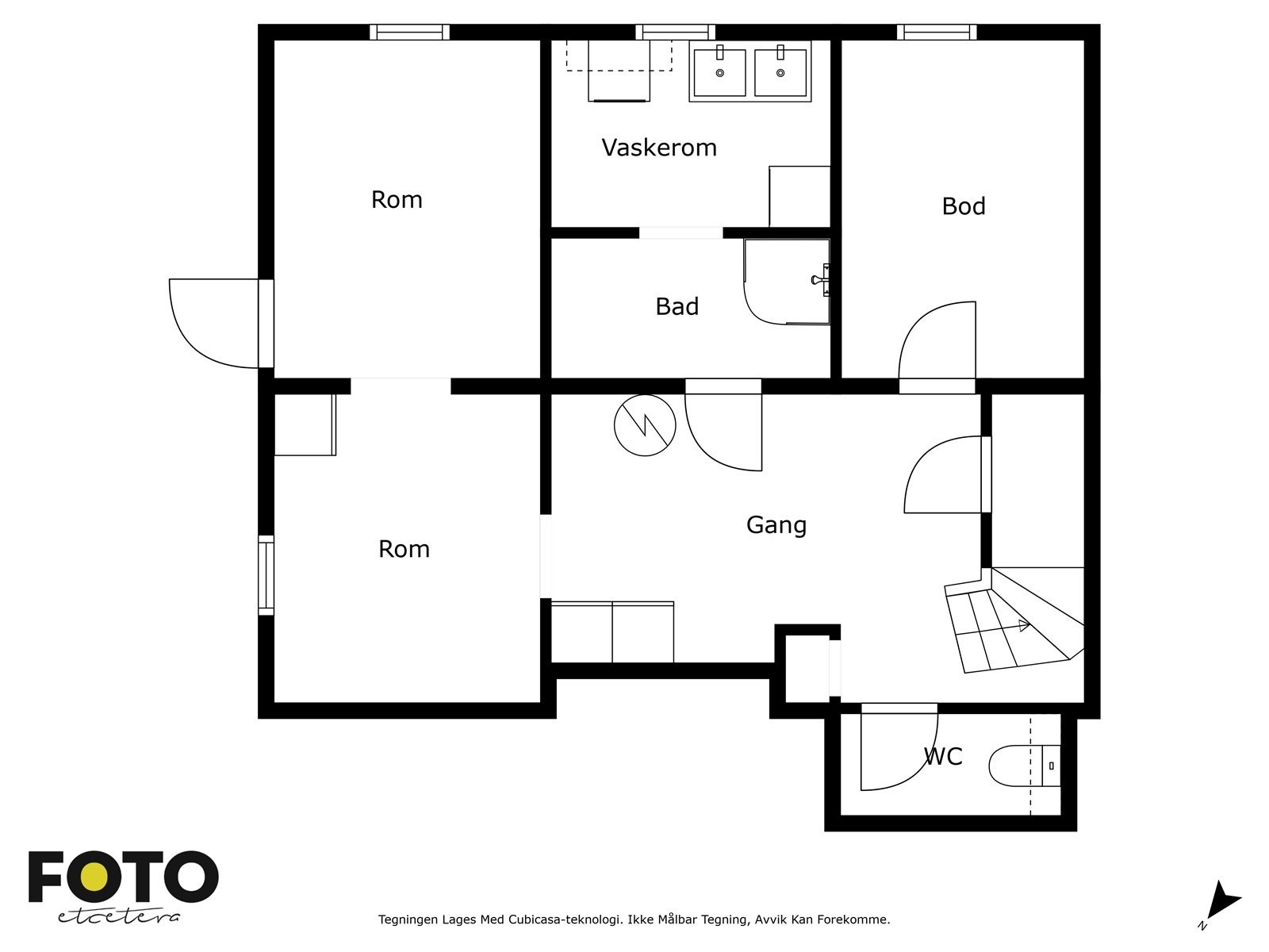 Plantegning kjeller Galleribilde