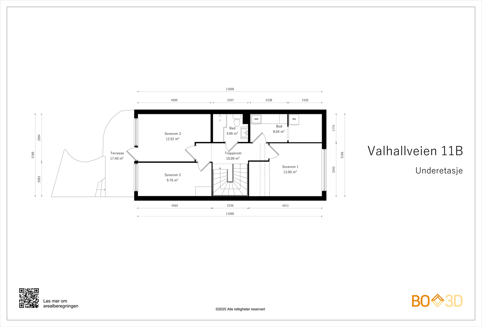Plantegning underetasje. Galleribilde