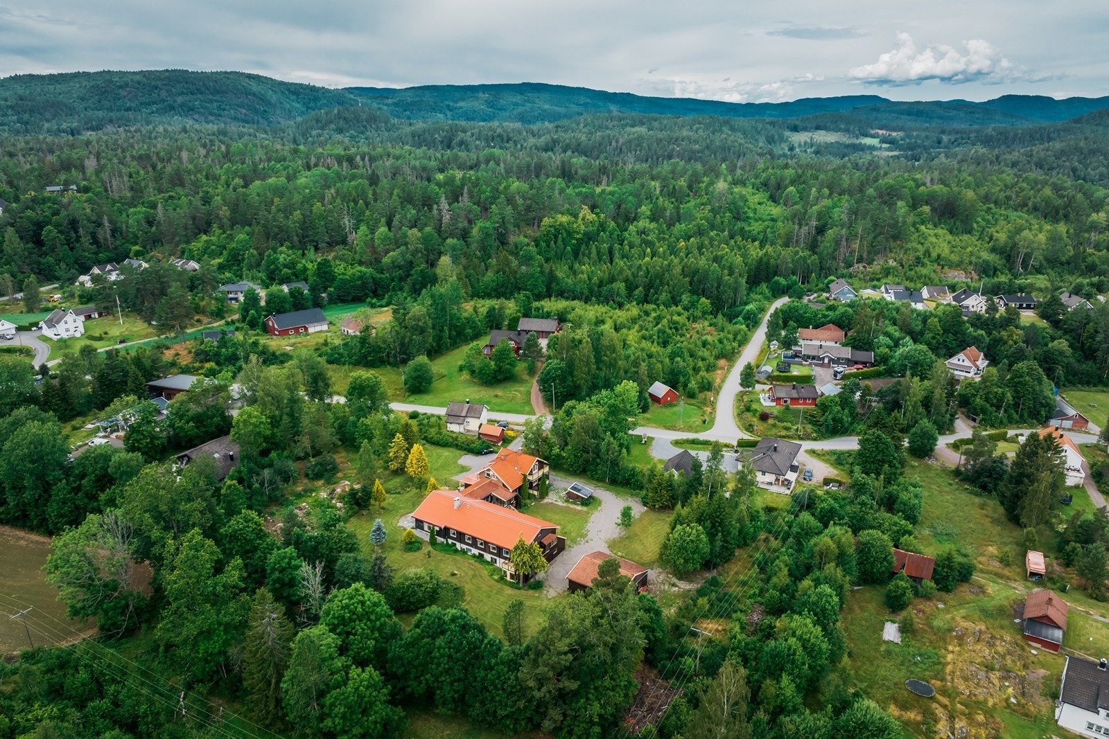 Slik som bildet viser er du i landlige omgivelser Galleribilde