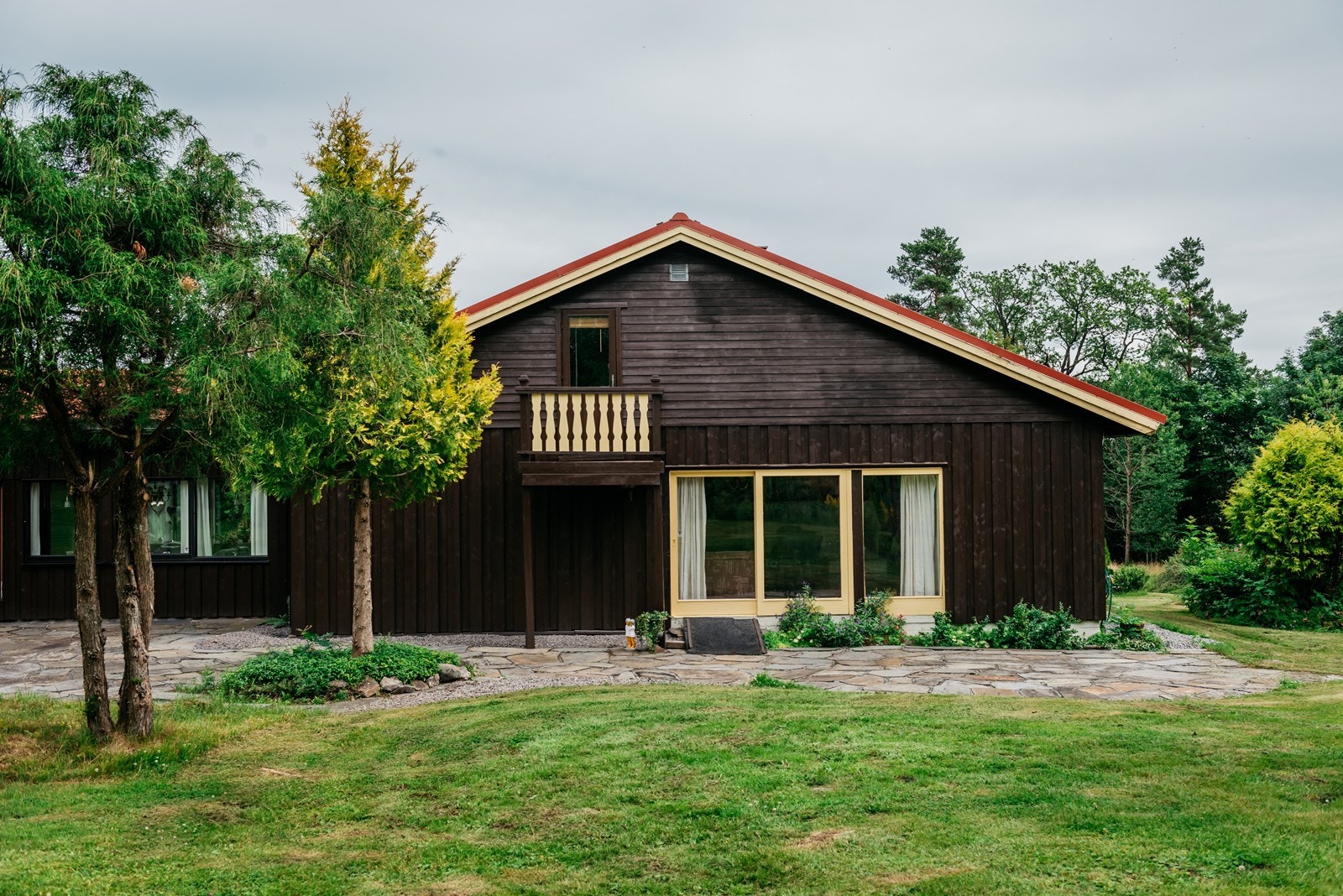 Uteplassen er stelt godt Galleribilde