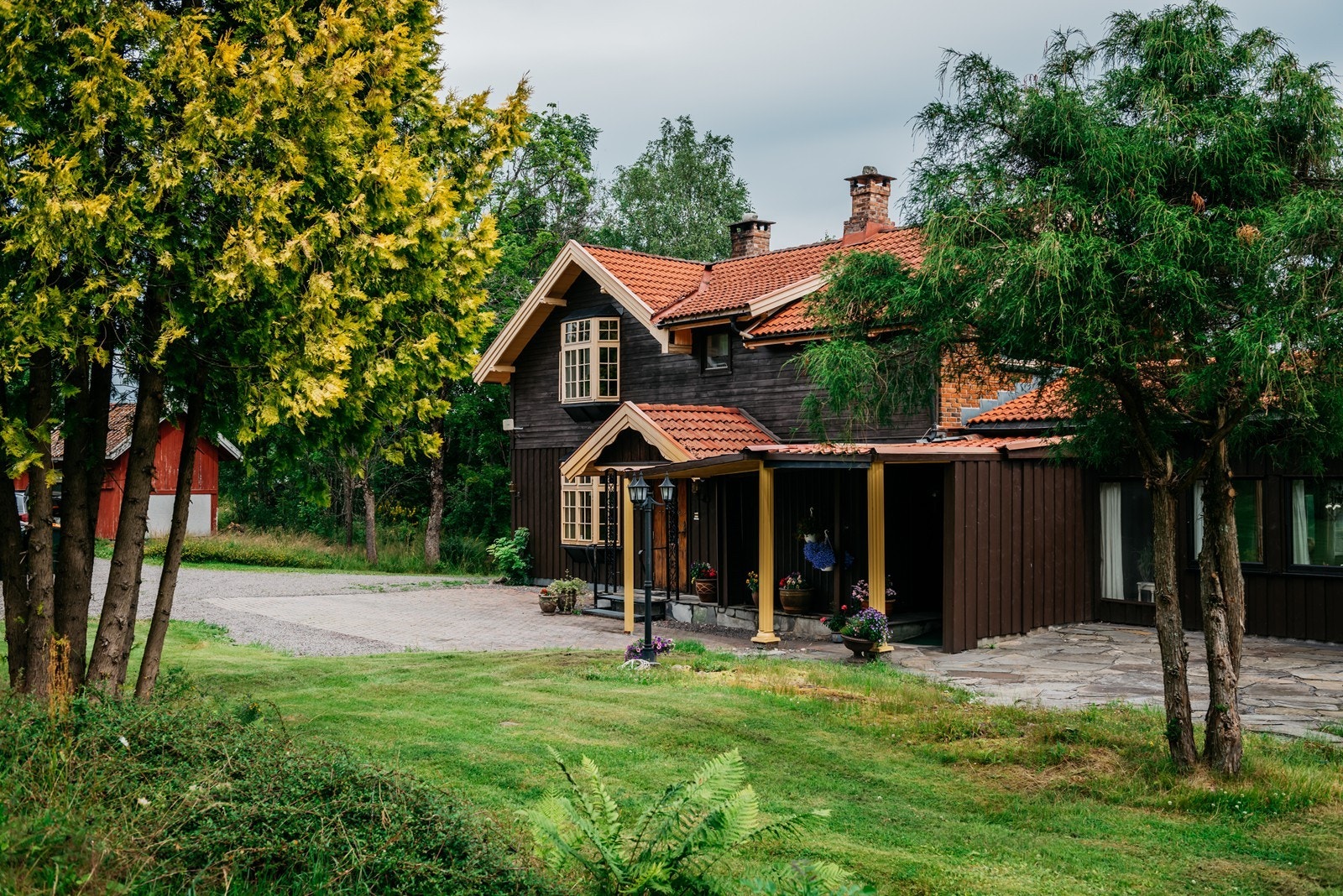 Sjarmerende uteområde Galleribilde