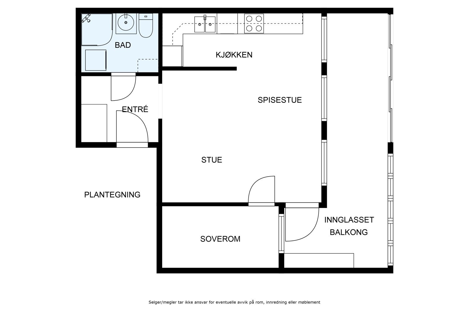 Plantegning Galleribilde