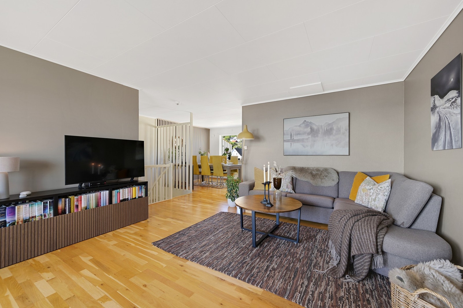 Grunnpakke tv/internett er inkludert i fellesutgiftene. Galleribilde