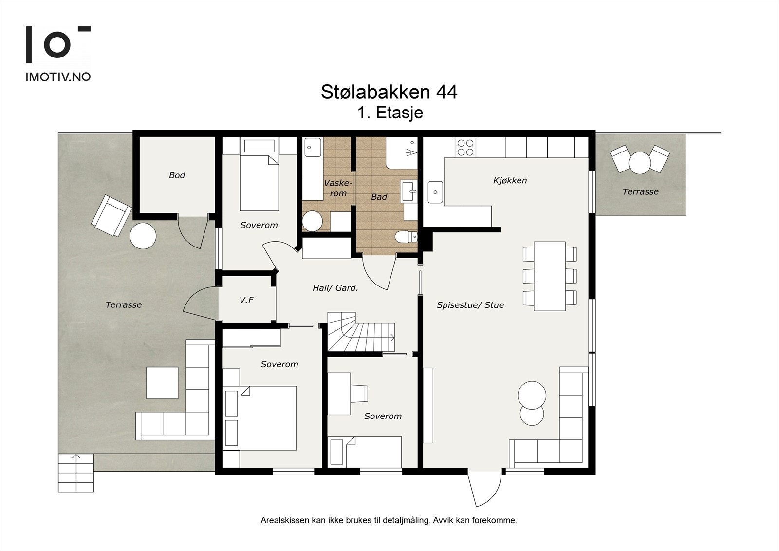 - Plantegning 1. etasje - Galleribilde