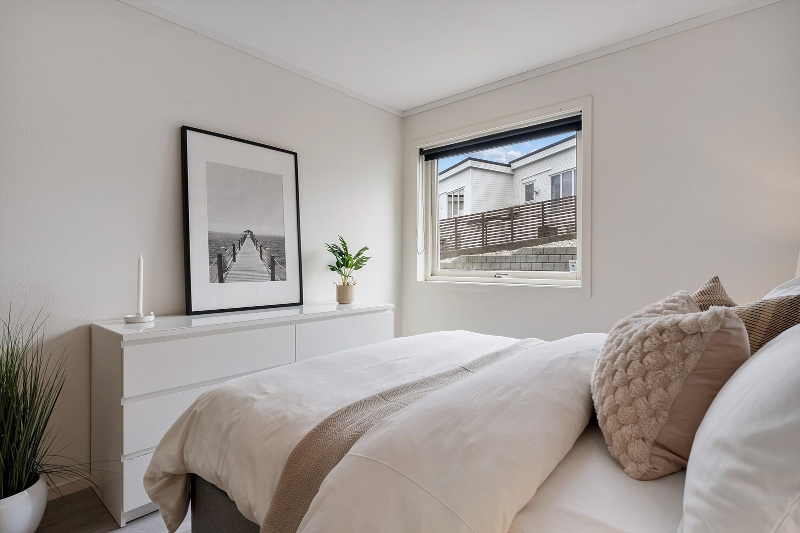 - Et soverom som byr inn til en god natts søvn - Galleribilde