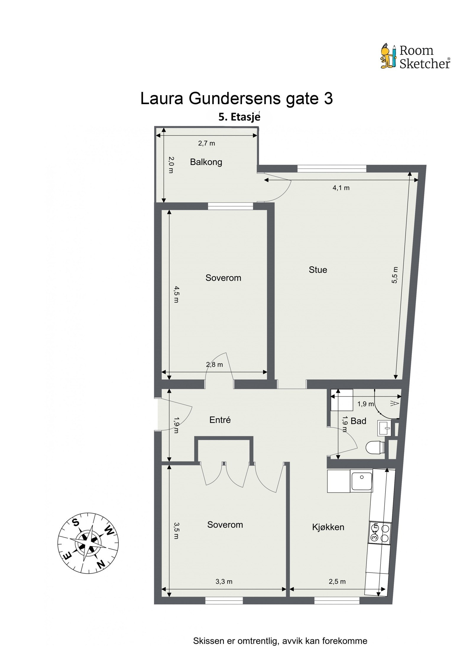 Plantegning. Galleribilde