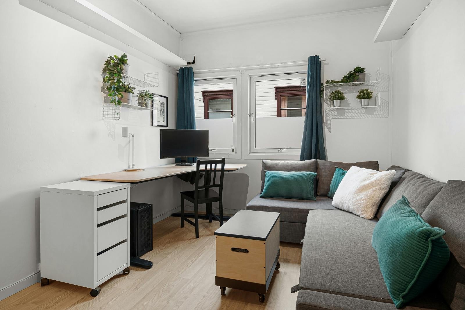 Leiligheten skal overflatebehandles før overtakelse. Galleribilde