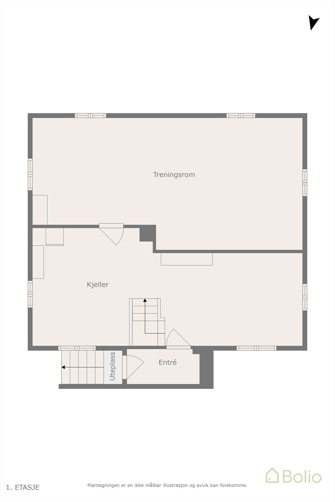 Plantegning Galleribilde