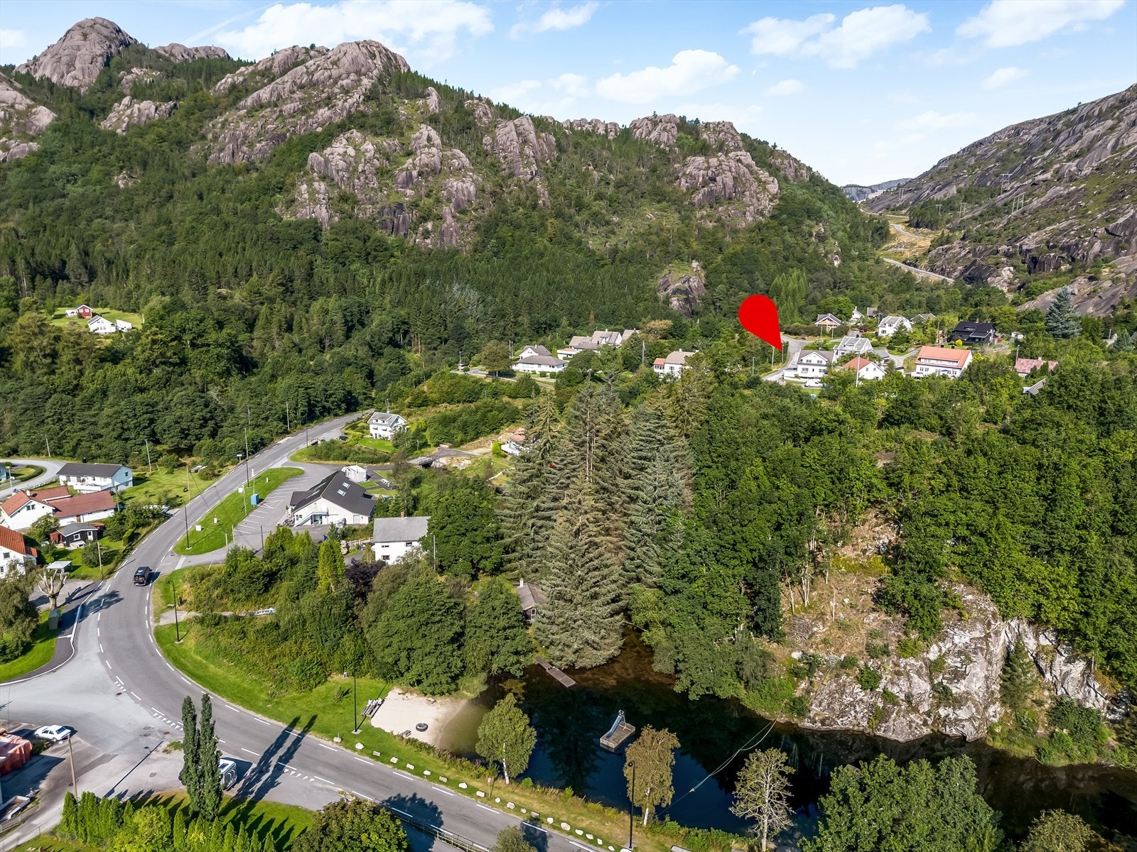 Dronefoto Galleribilde