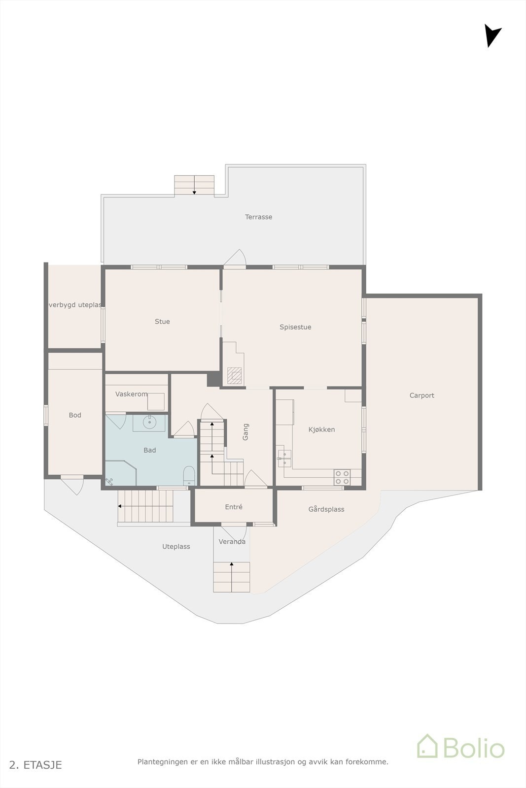 Plantegning Galleribilde