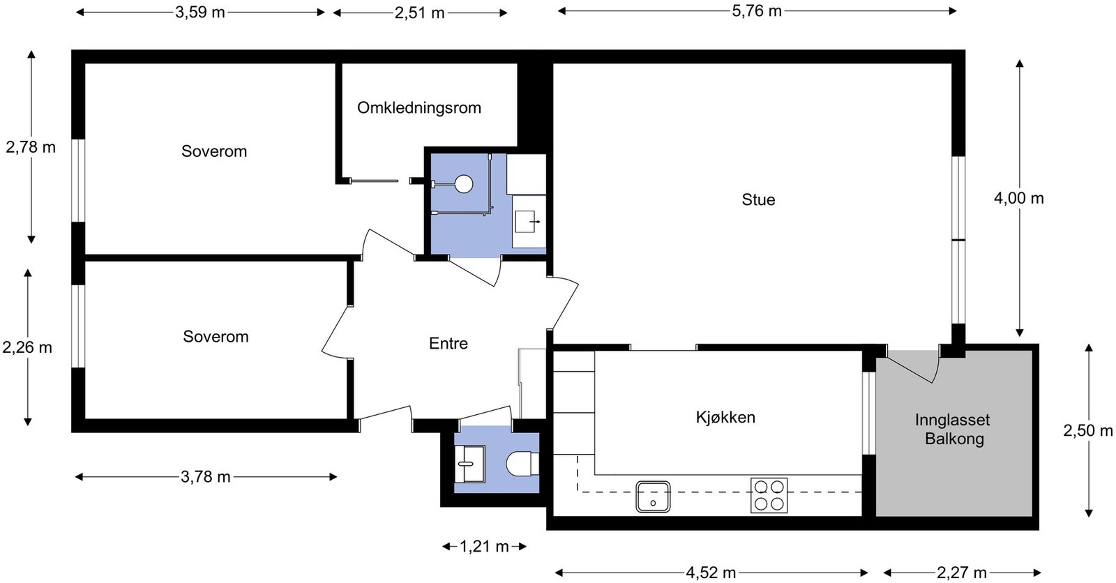 Planskisse Galleribilde