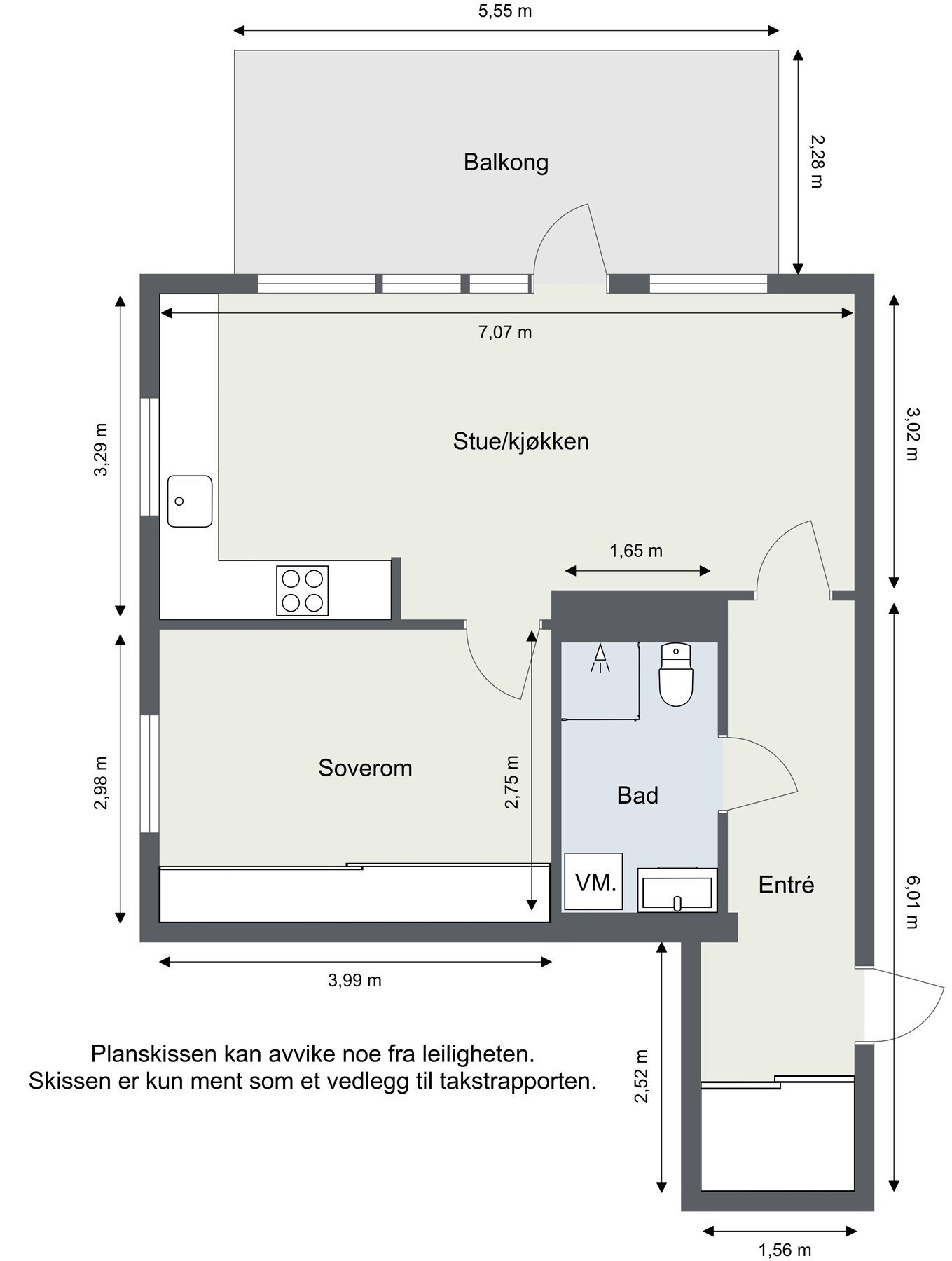 La oss starte med plantegningen så du får orientert deg. Galleribilde