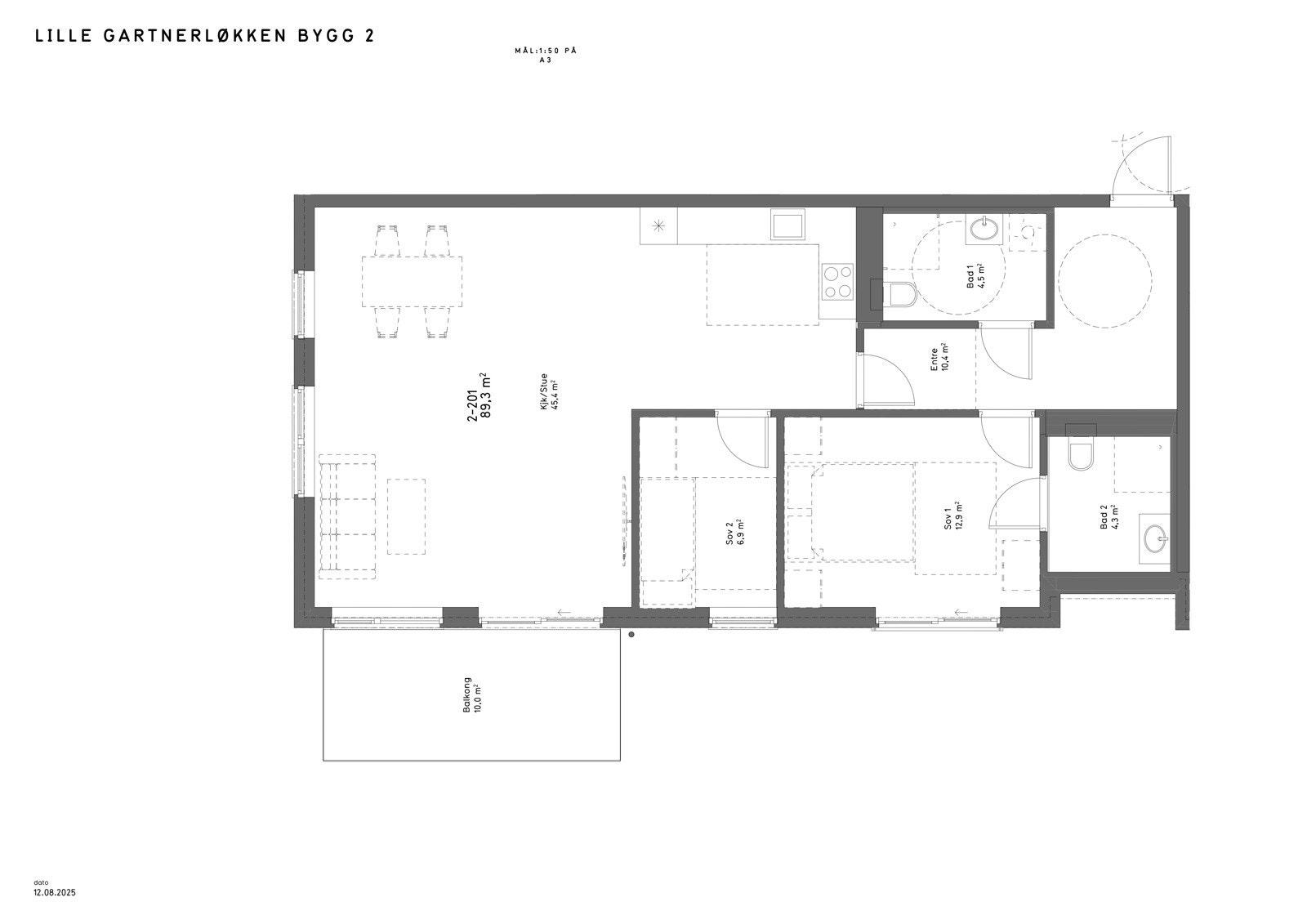 Plantegning Galleribilde