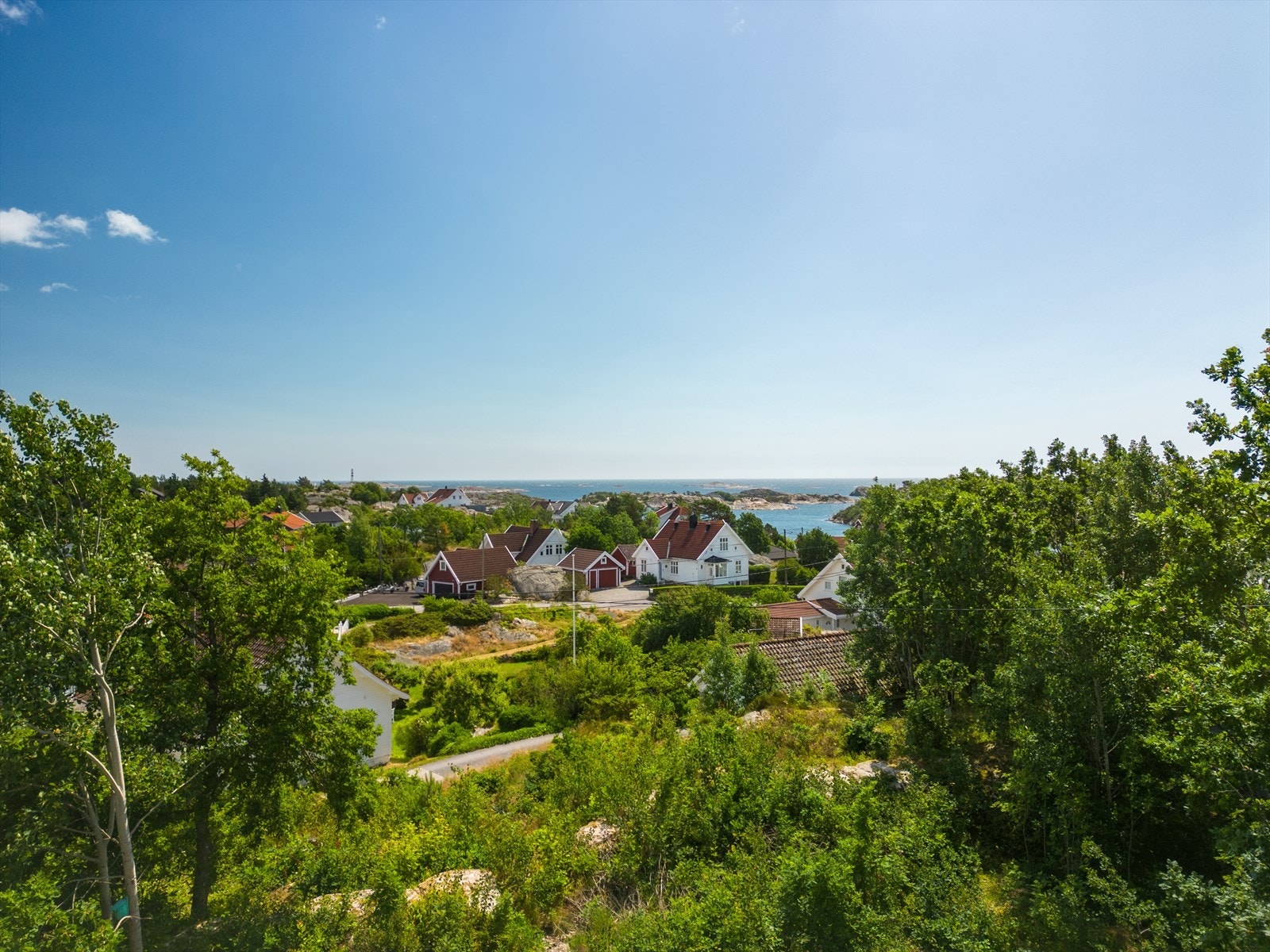 Vidsyn og potensiell utsikt fra 2. etasje. Galleribilde