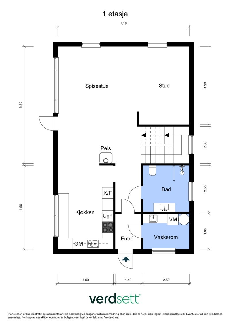 - Plantegning 1.etasje - Galleribilde