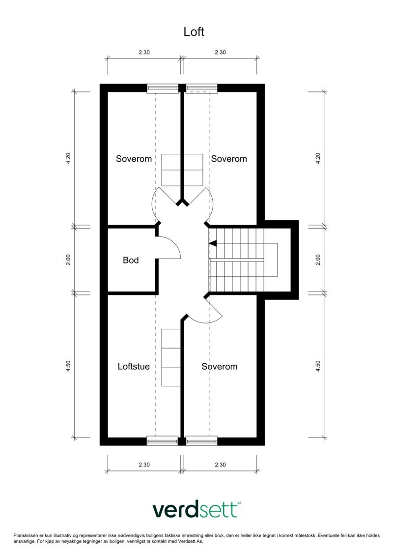 - Plantegning loft - Galleribilde