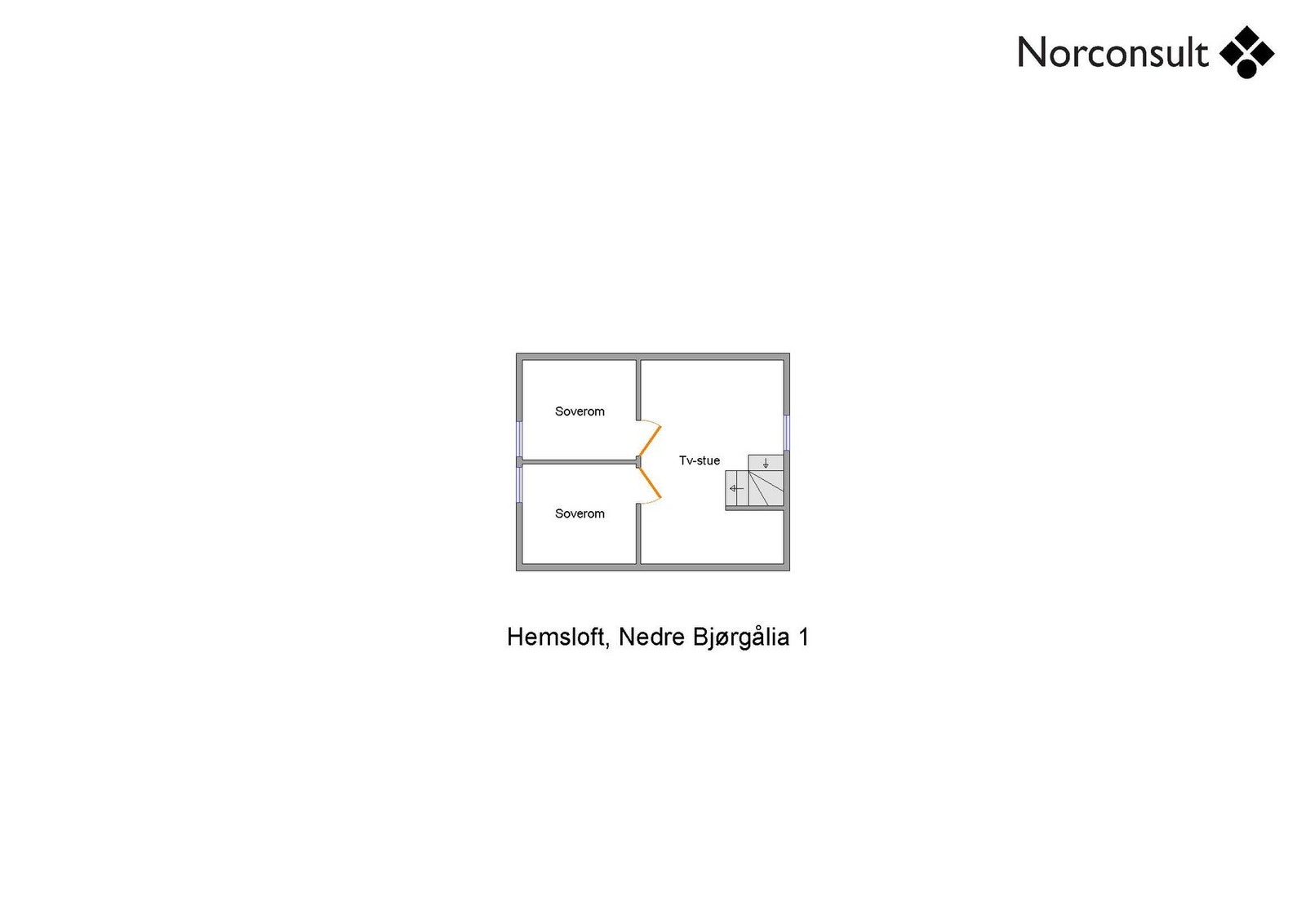 Planskisse - Loft Galleribilde