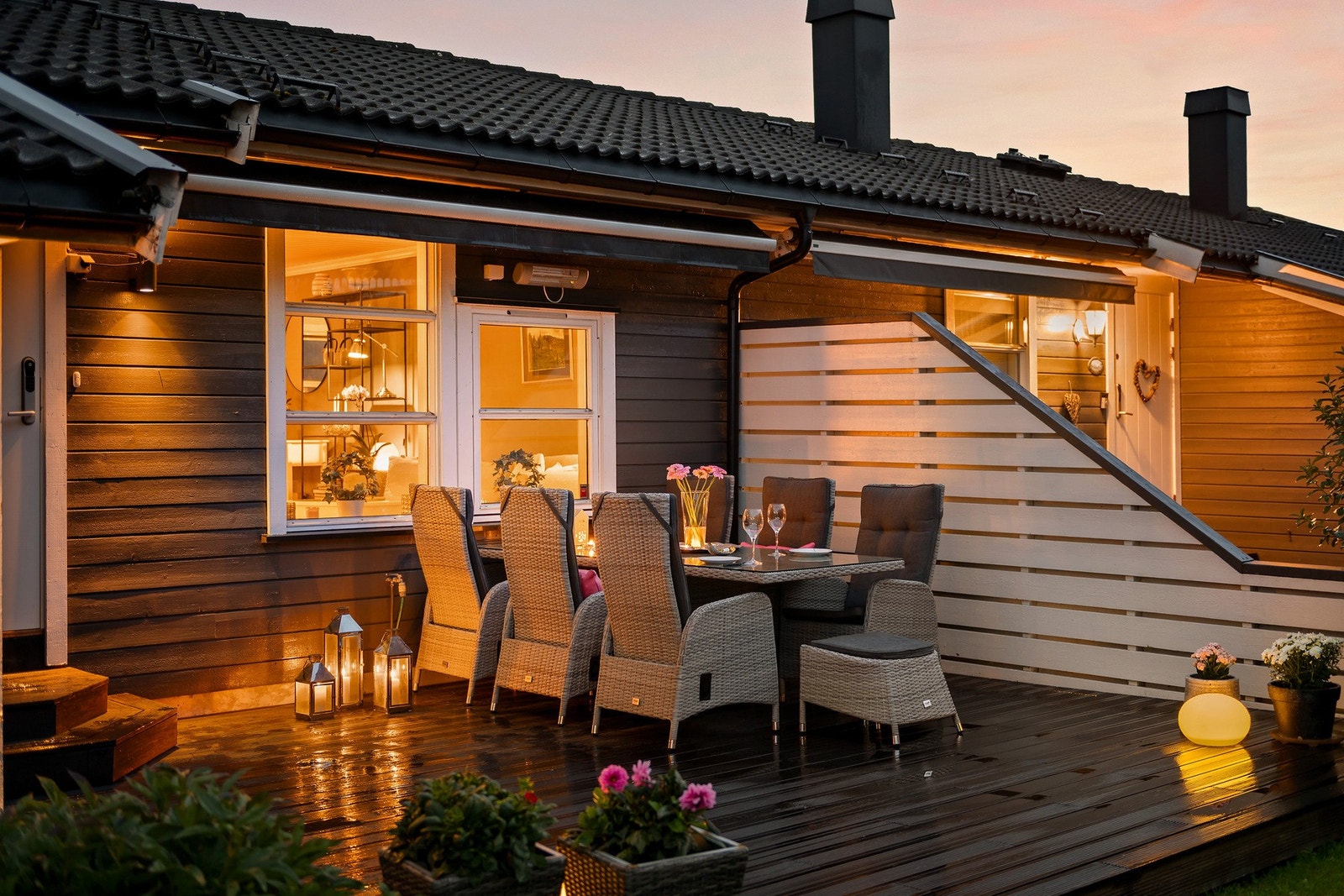 Her kan en enkelt nyte lange sommerkvelder i godt selskap Galleribilde