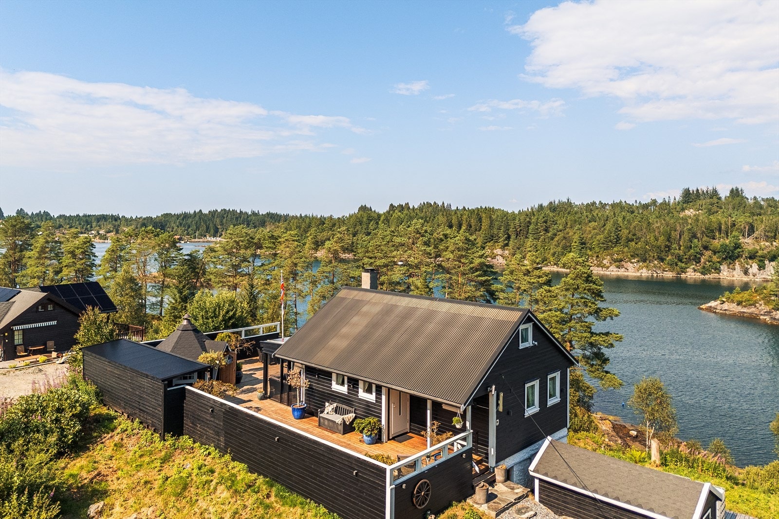 Hytten ble oppført i 1985. Galleribilde