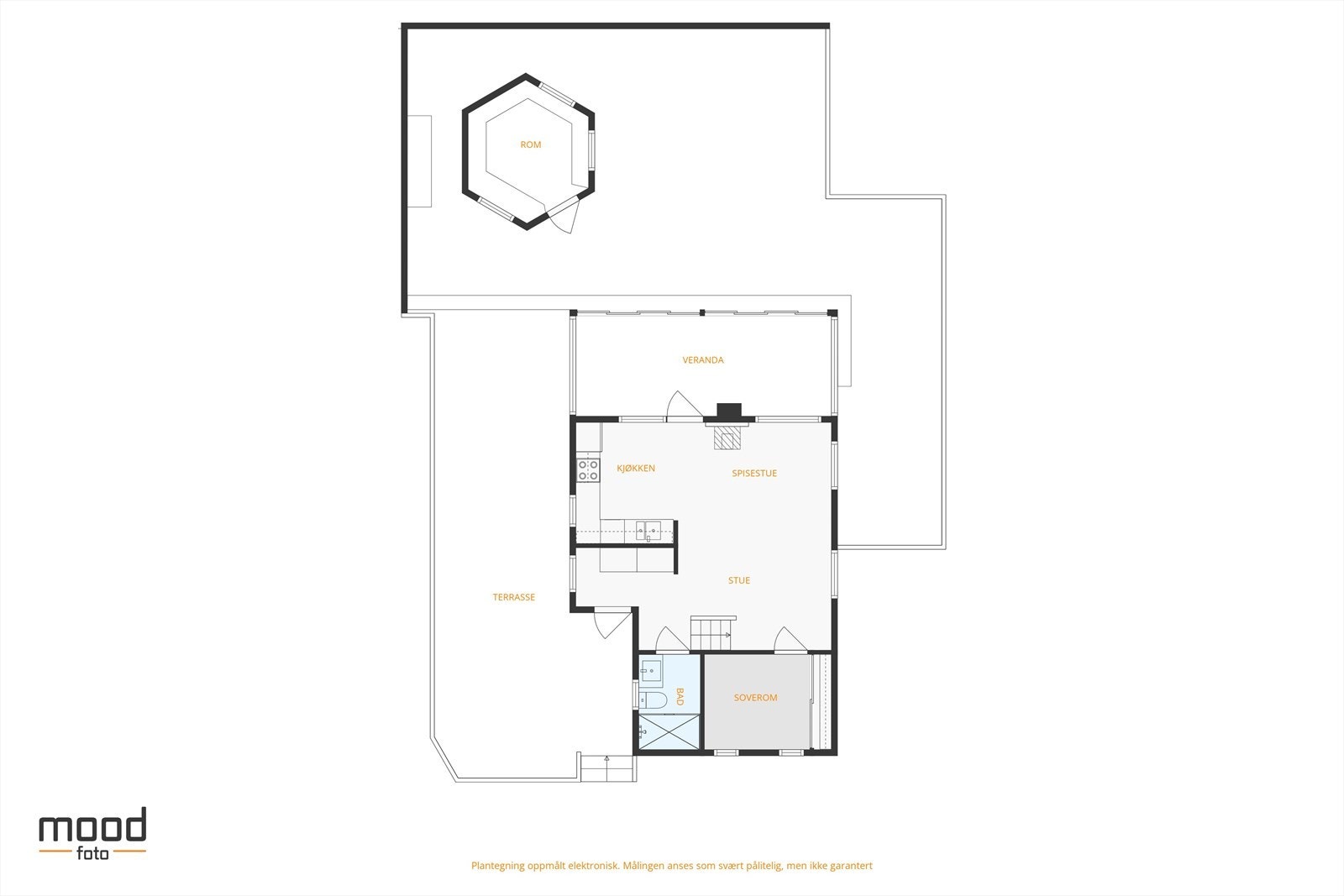 Det er også tilbygget ekstern bod på ca. 15 kvm (oppført i 2019, ikke kontrollmålt av takstmann) Galleribilde