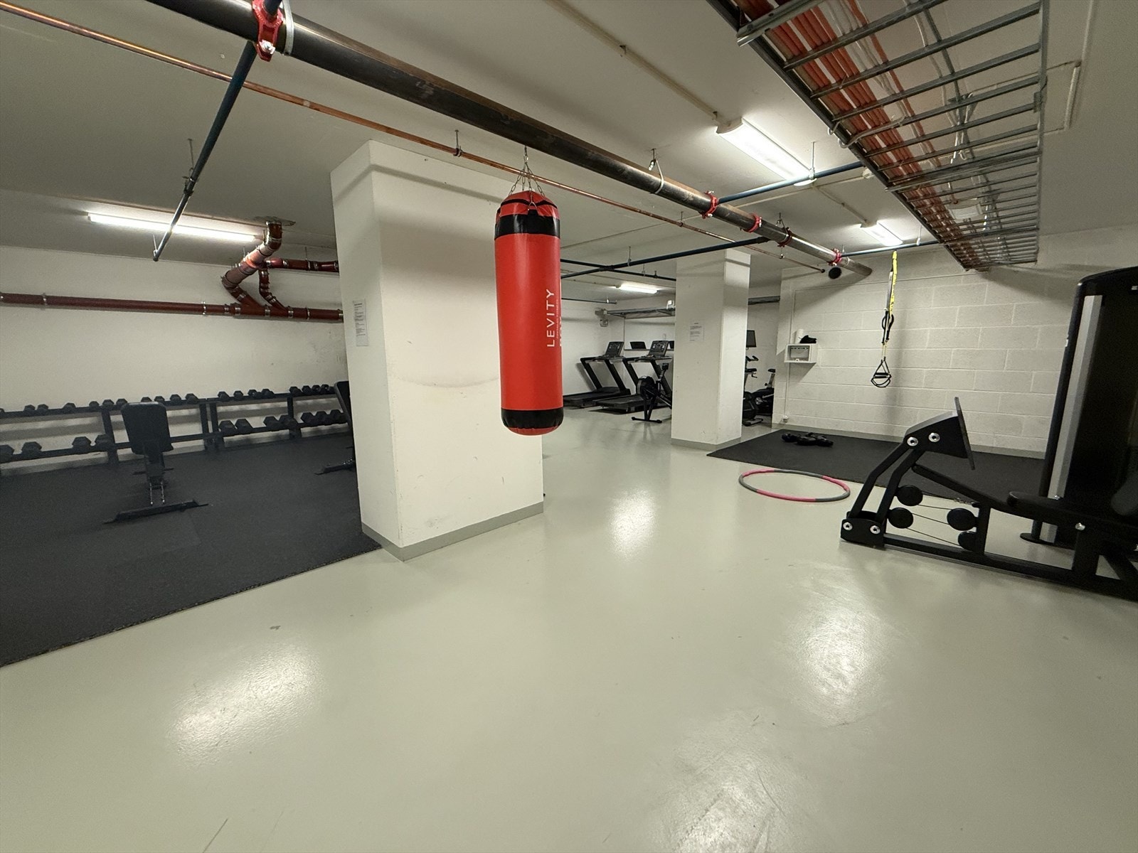 Felles treningsrom for beboerne i sameiet Galleribilde