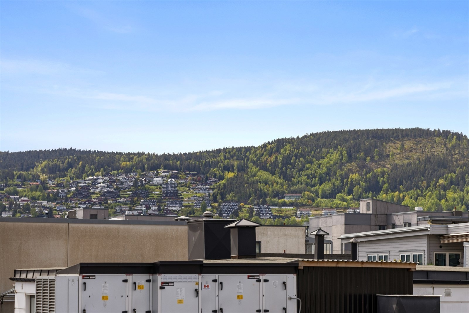 Utsikt fra balkongen Galleribilde