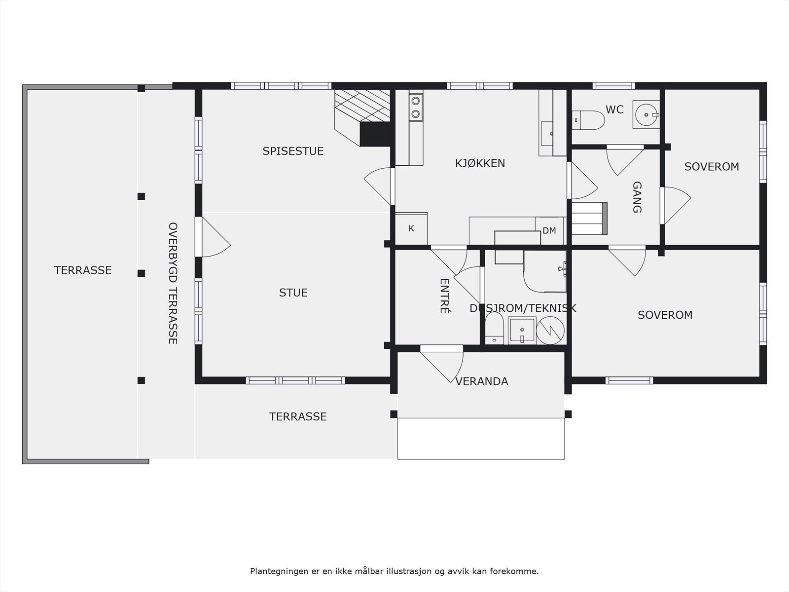 Plantegning 1.etasje. Galleribilde