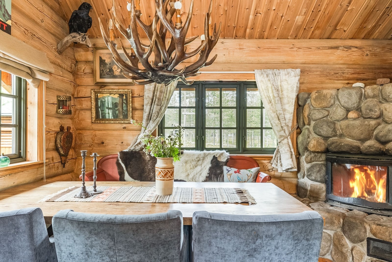 Selgerne kommer til å savne det å sitte foran peisen. Det er hyggelig å komme hjem til hytta etter en lang skitur, sette seg foran peisen med en kopp kakao. Galleribilde