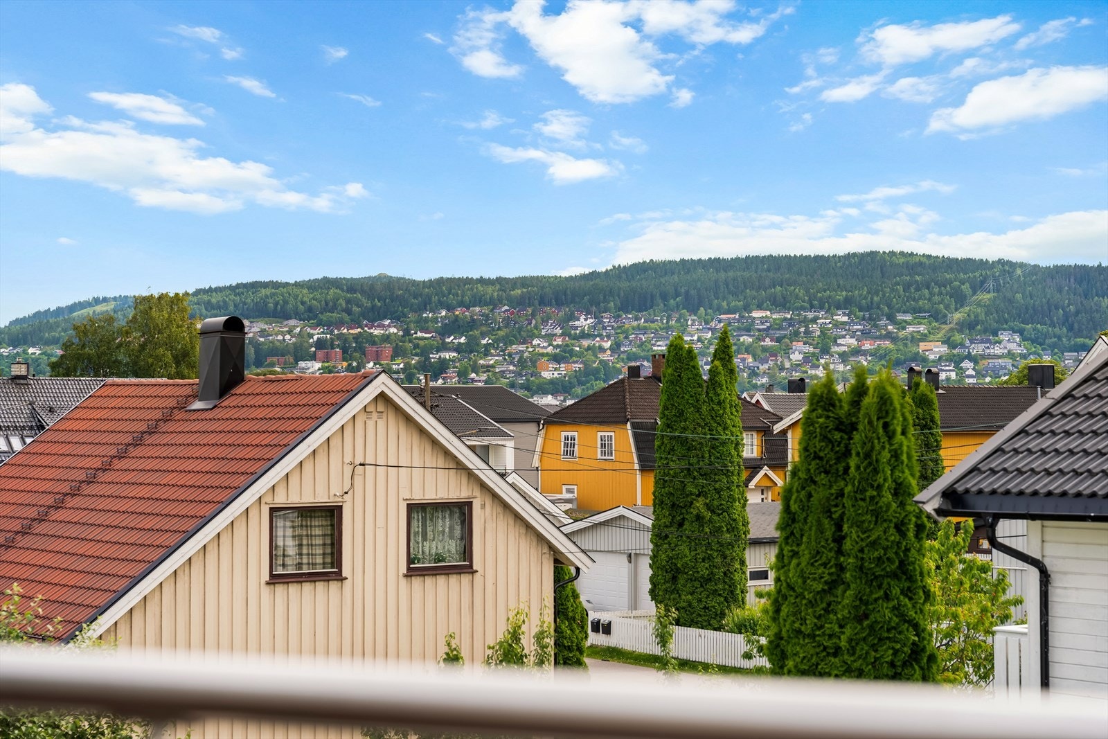 Utsikt fra terrassen Galleribilde