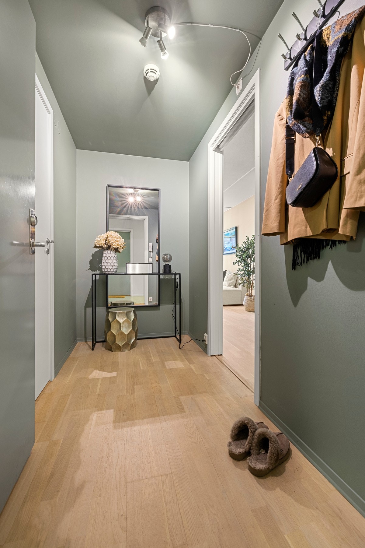 Lys og romslig entré gir deg en varm velkomst. Galleribilde