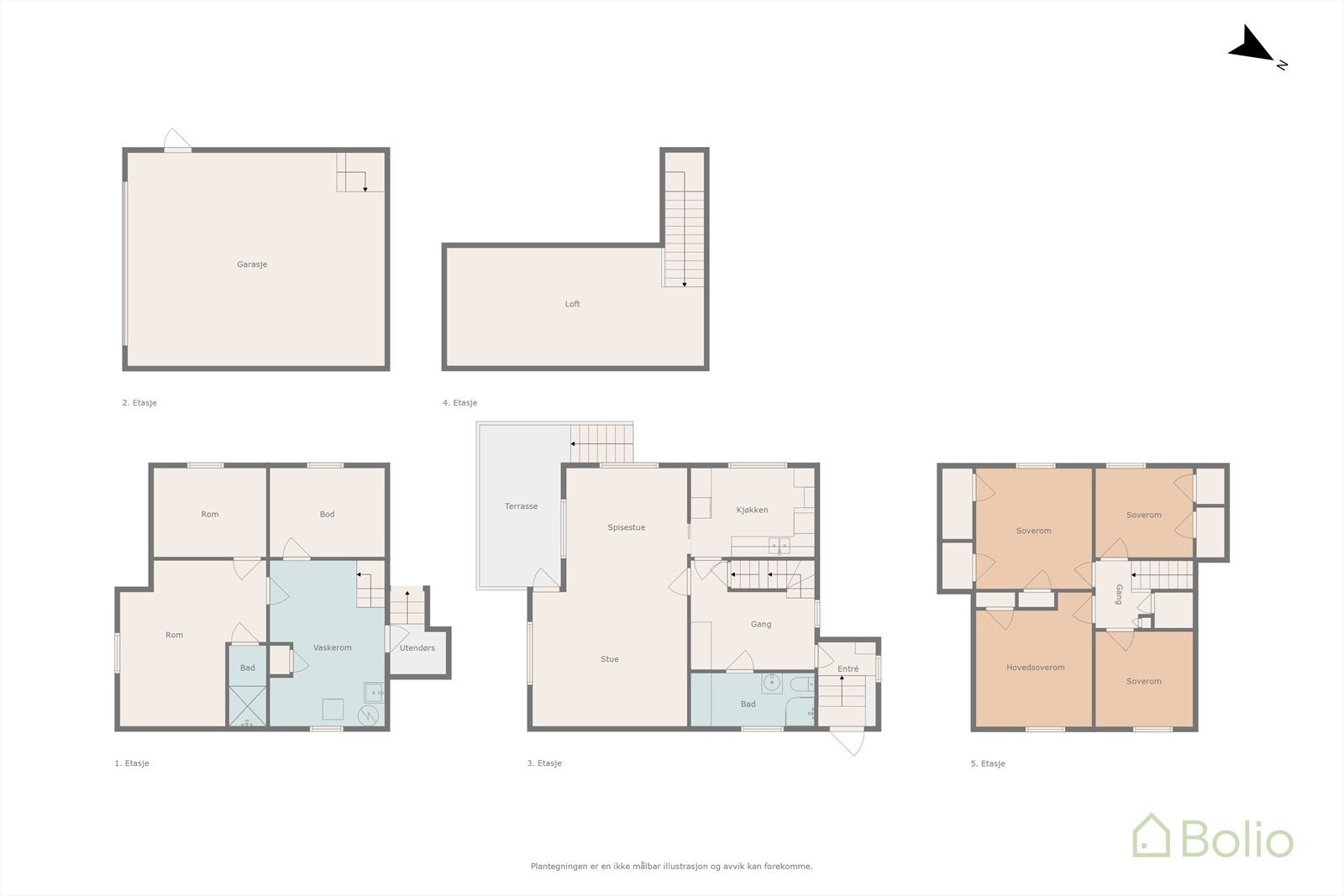 Plantegning Galleribilde