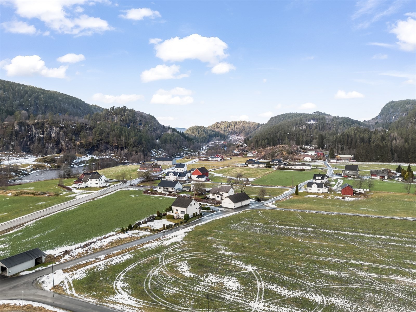 Dronefoto Galleribilde