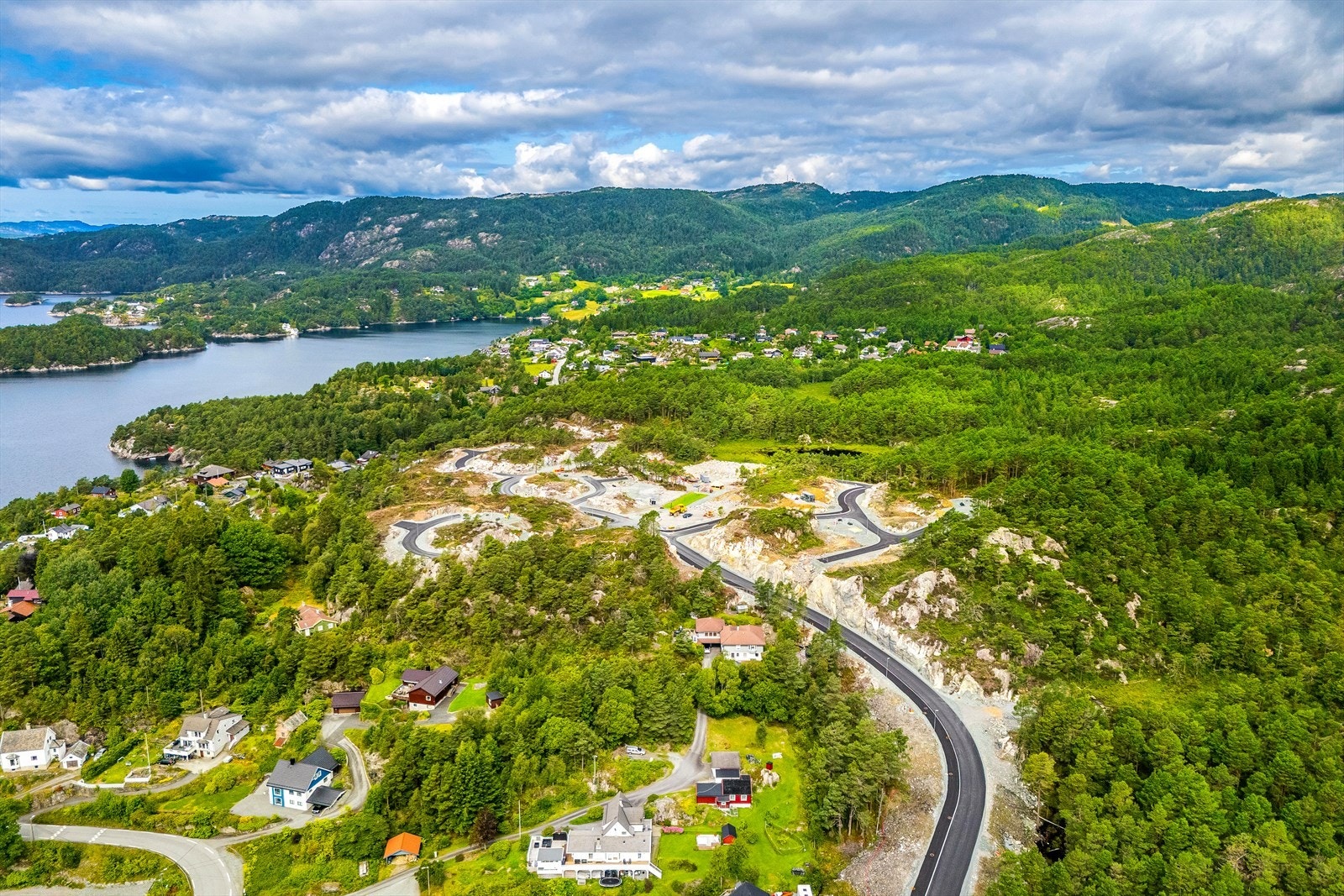 Tomtene har en flott beliggenhet Galleribilde