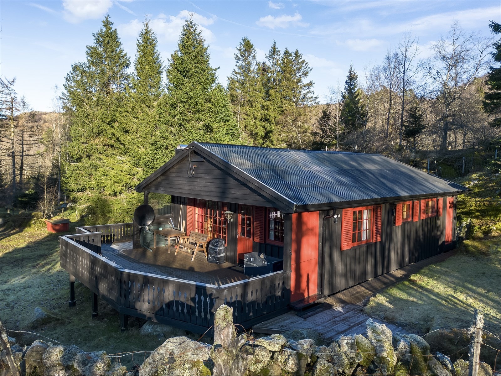I naturskjønne omgivelser på Seland mellom Farsund og Lyngdal Galleribilde
