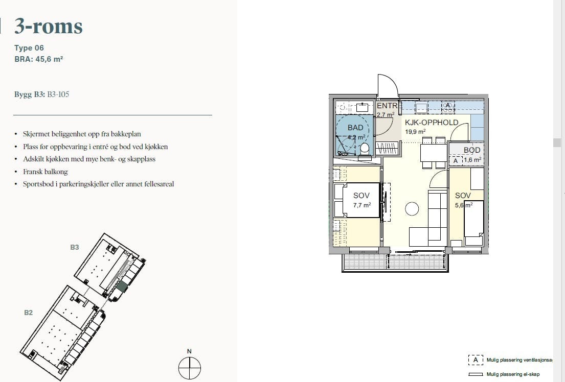 Ta kontakt med megler for å avtale visningstidspunkt! Galleribilde