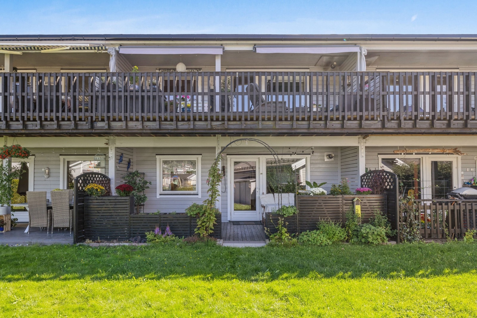 Koselig terrasse på 18 kvm Galleribilde