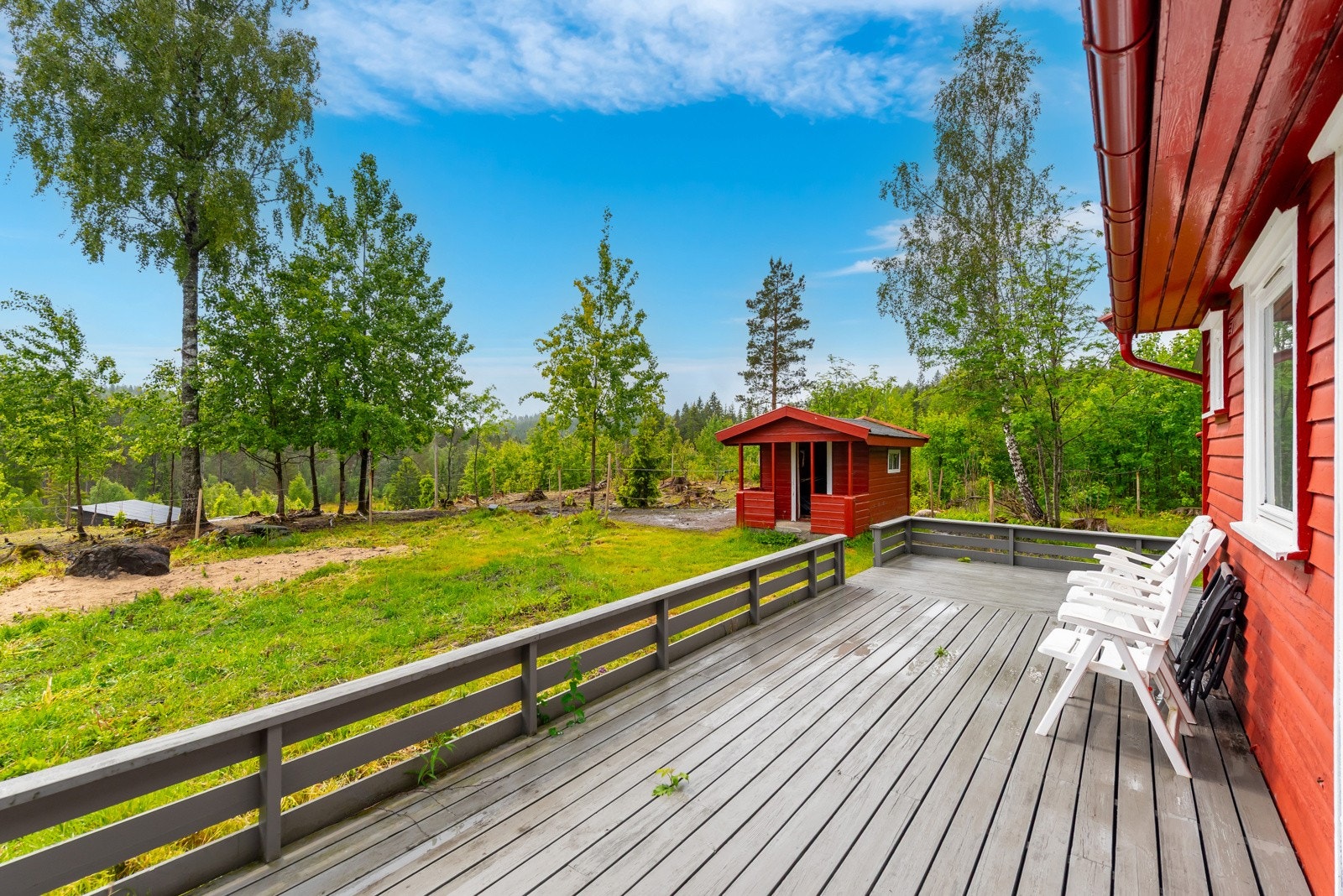 En av mange uteplasser. Galleribilde