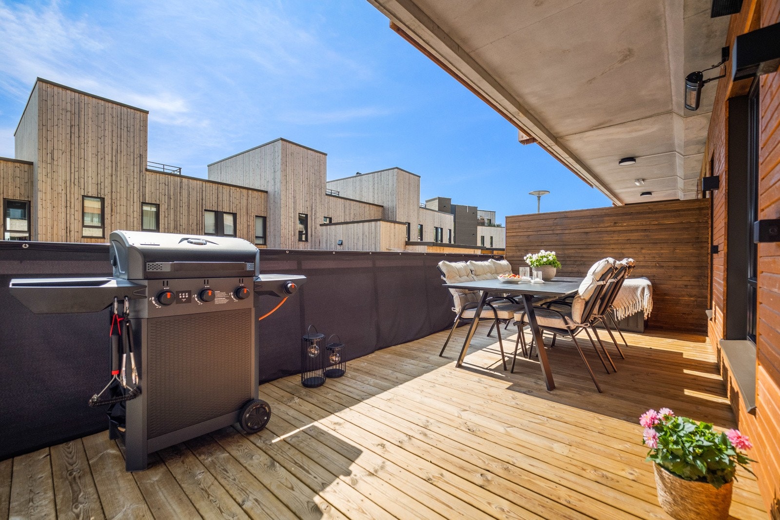 Stor deilig terrasse Galleribilde