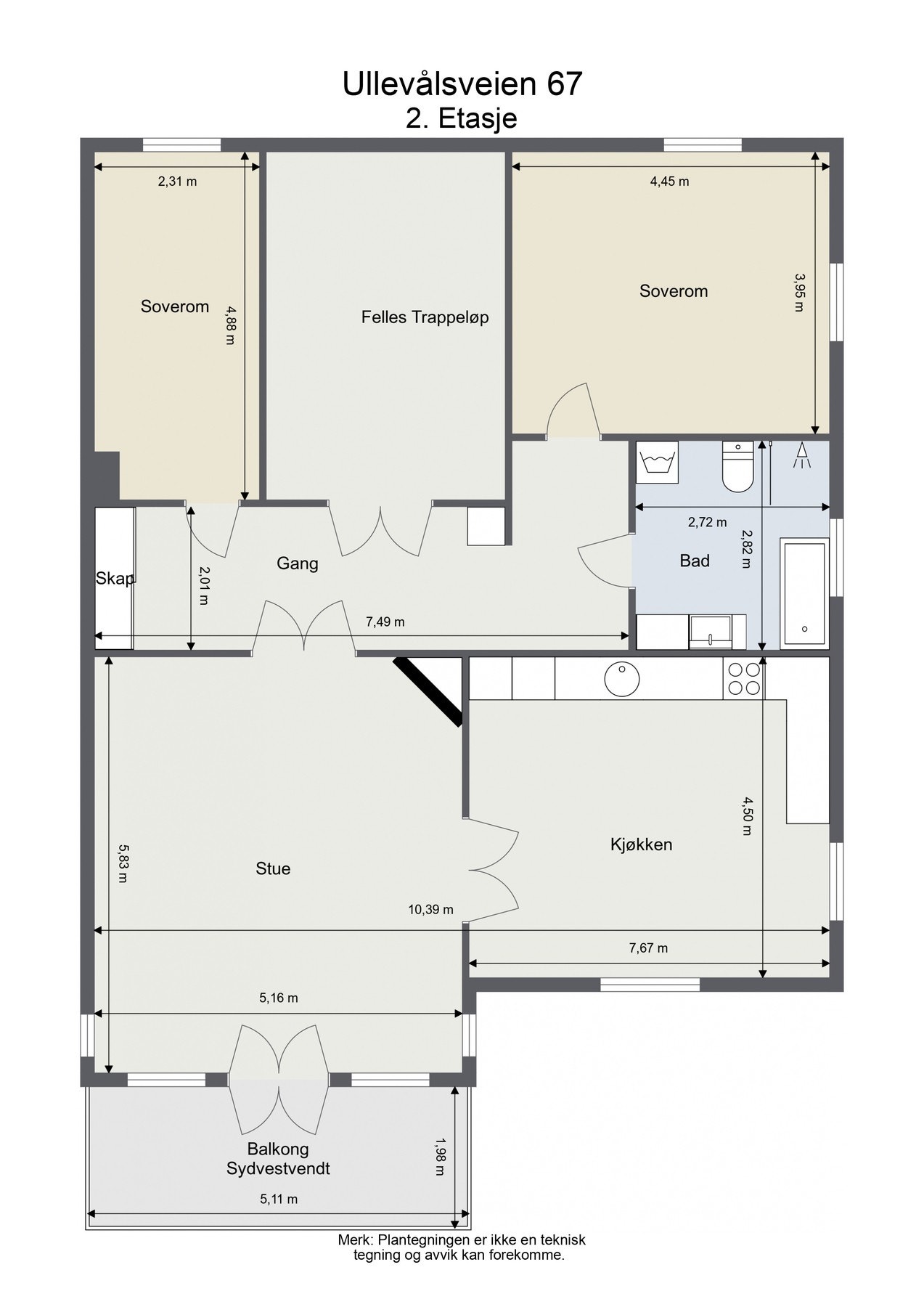 Plantegning. Galleribilde