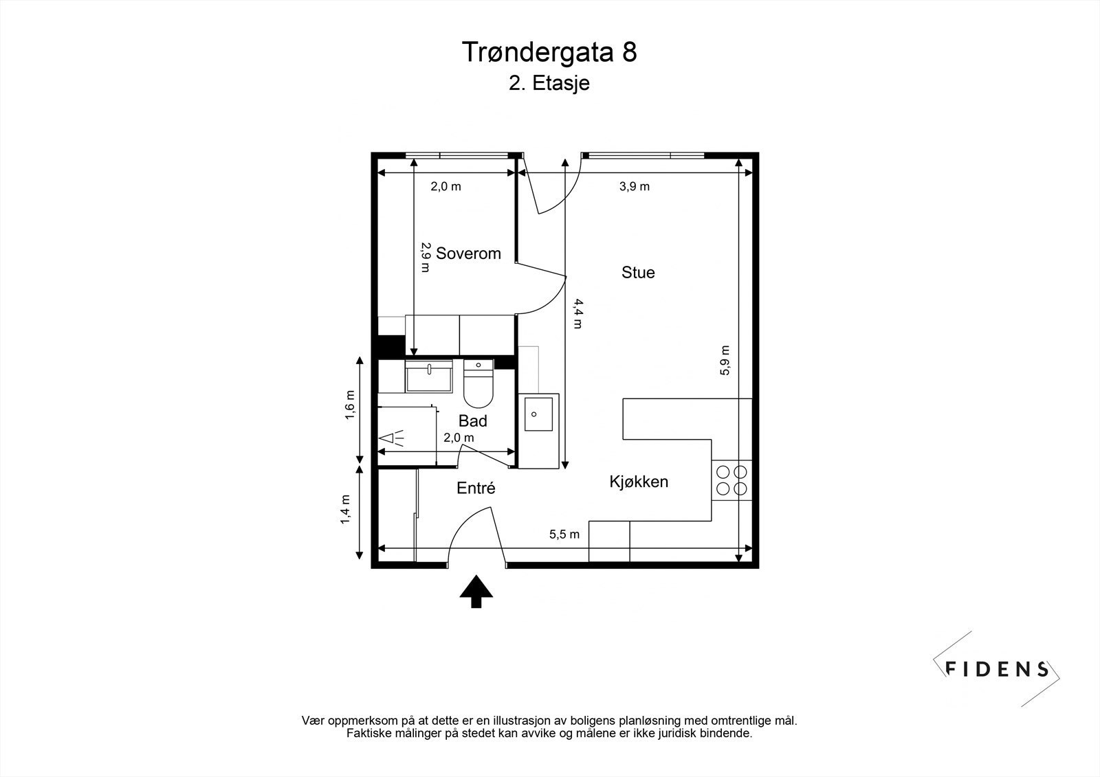 Plantegning Galleribilde