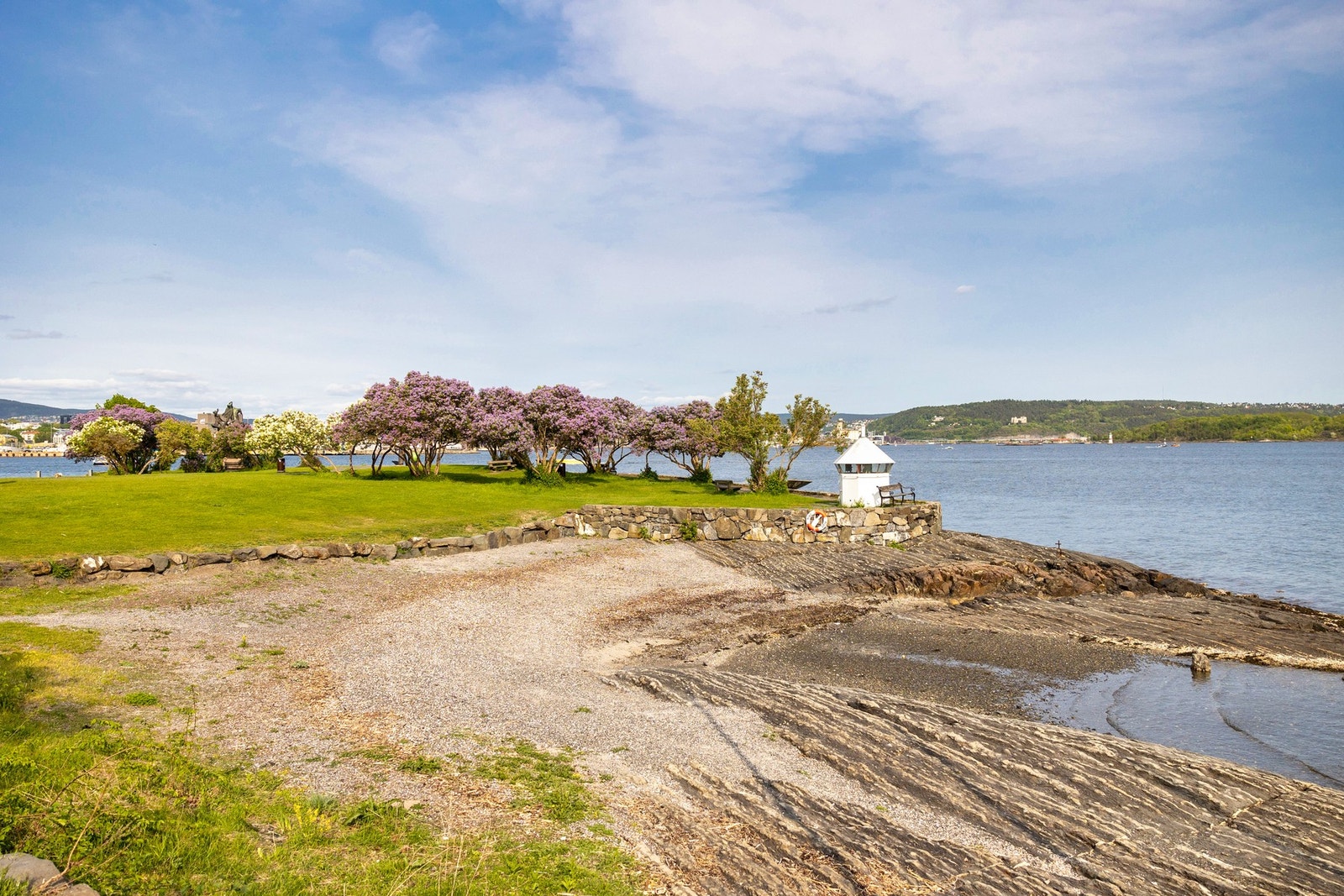 Huk er en populær badeplass på Bygdøy. Galleribilde