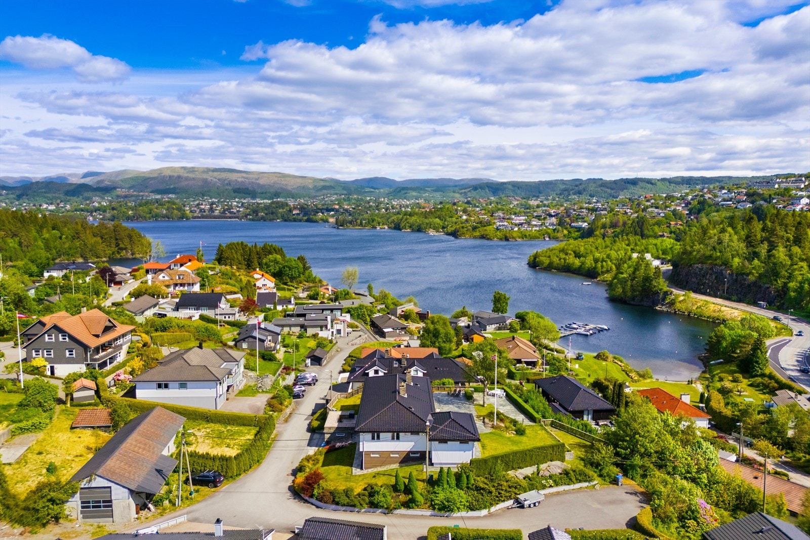 Et veletablert og hyggelig nabolag Galleribilde