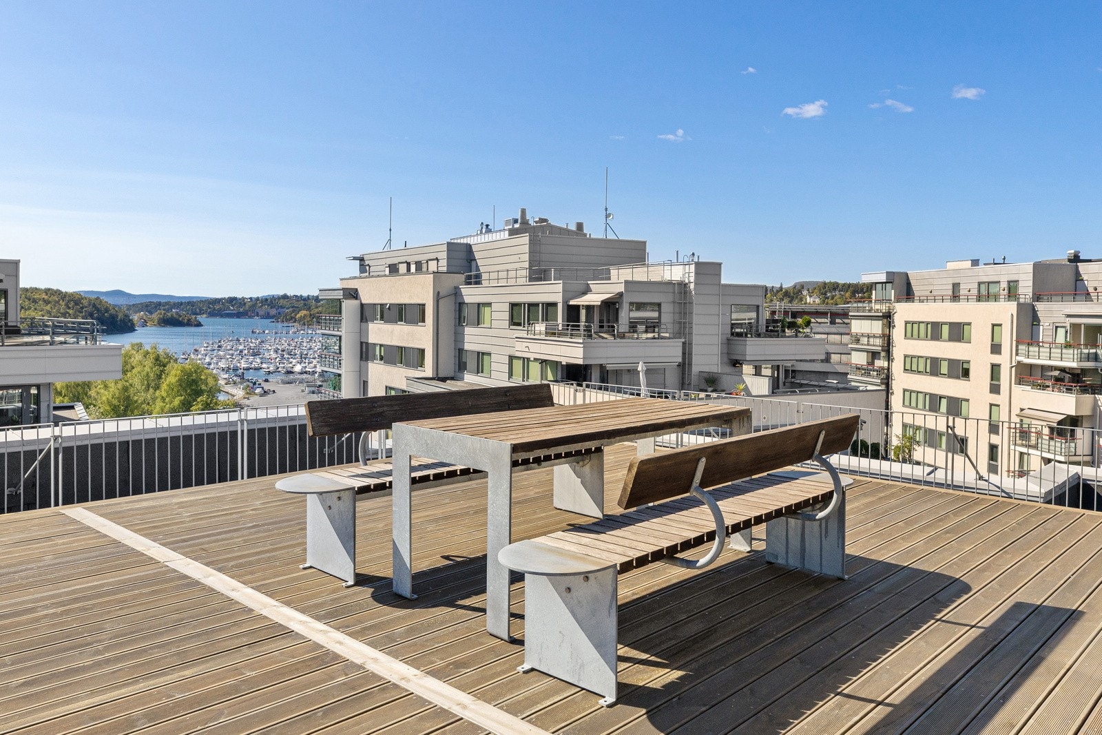 Sameiet har også en stor, fellest takterrasse Galleribilde