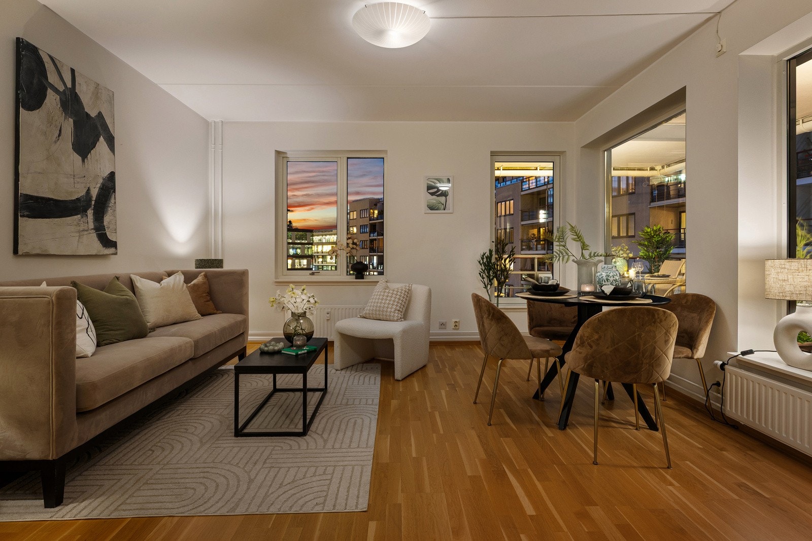 Her er det flott utsyn utover nærområdet Galleribilde