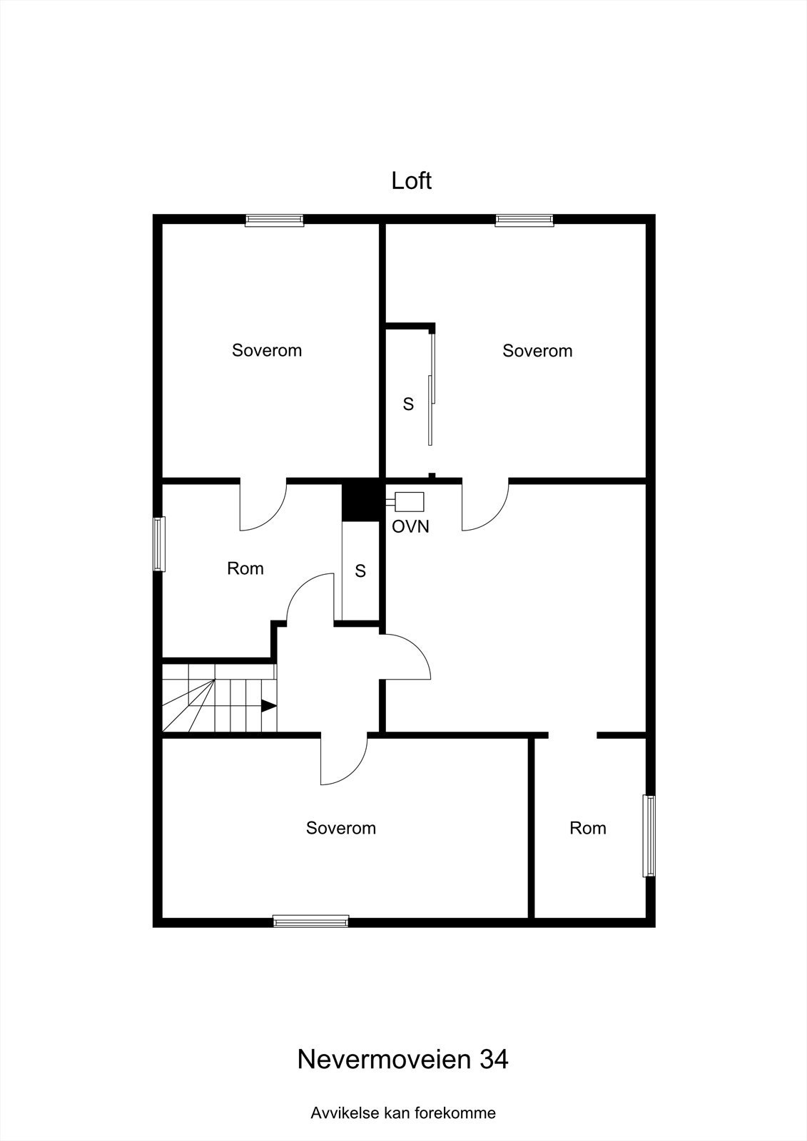 Planskisse 2. etasje Galleribilde
