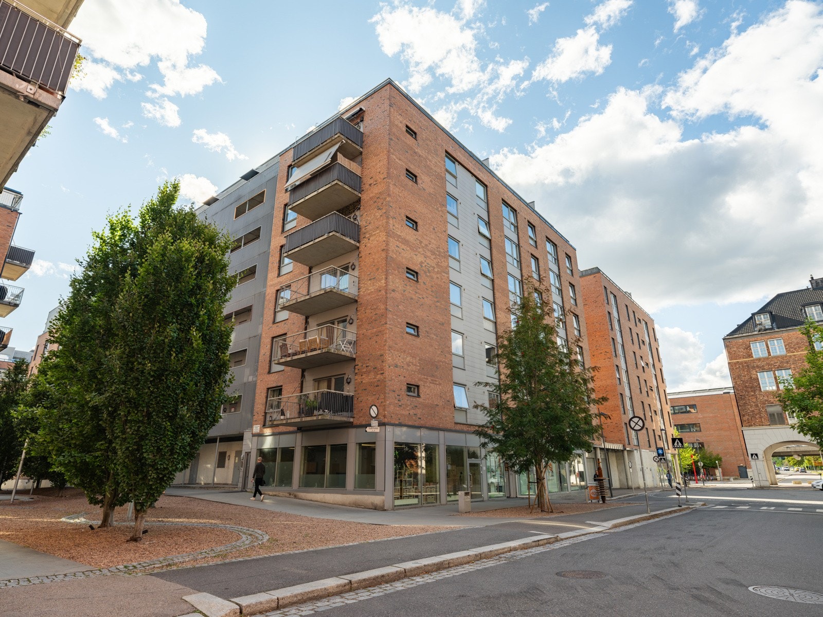 Som beboer har du også tilgang til en stor sykkelbod ved inngangen. Galleribilde